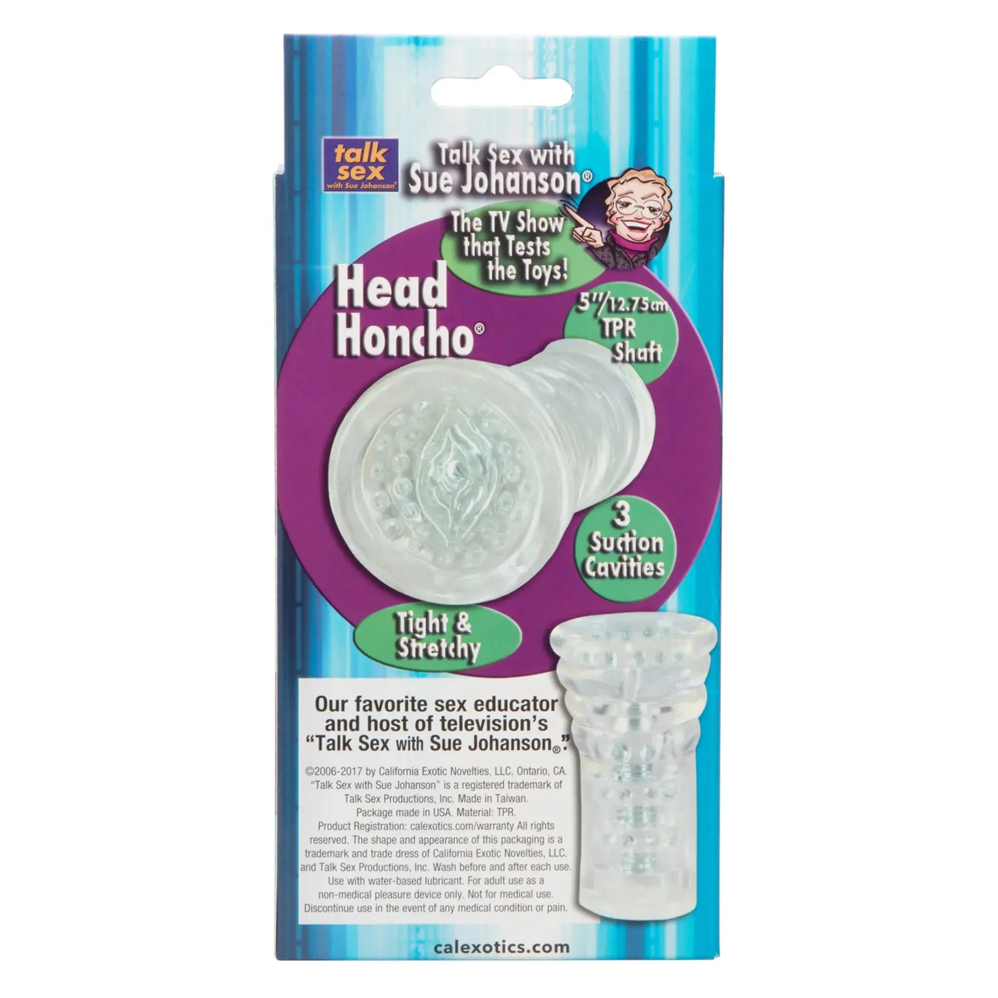 SUE JOHANSON HEAD HONCHO California Exotic Novelties