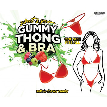 SWEET & SOUR GUMMY THONG & BRA SET HOTT Products