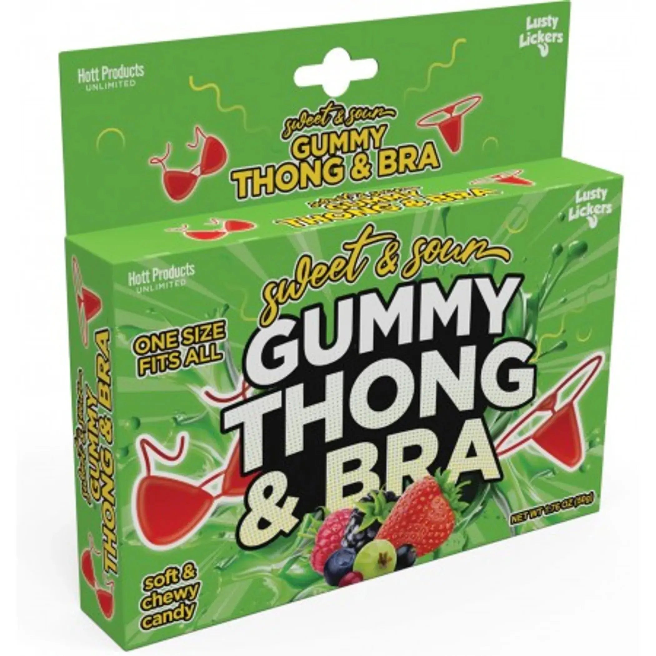 SWEET & SOUR GUMMY THONG & BRA SET HOTT Products