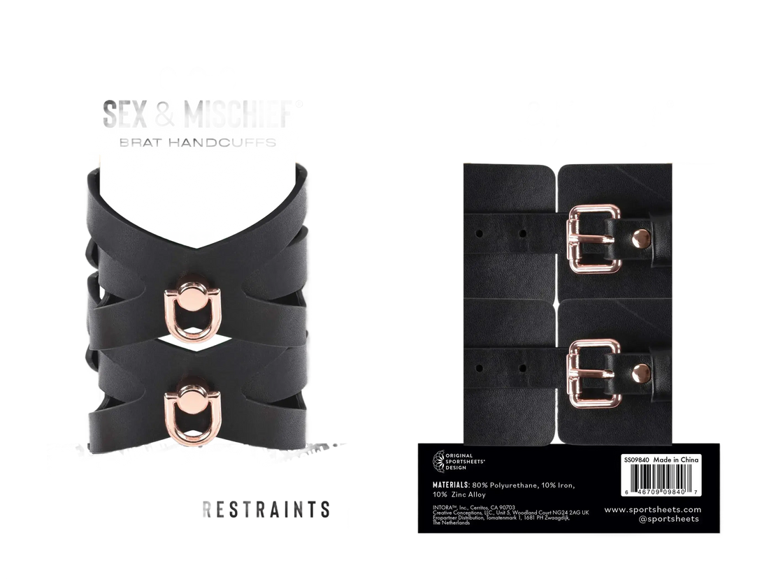 S&M BRAT HANDCUFFS Sport Sheets