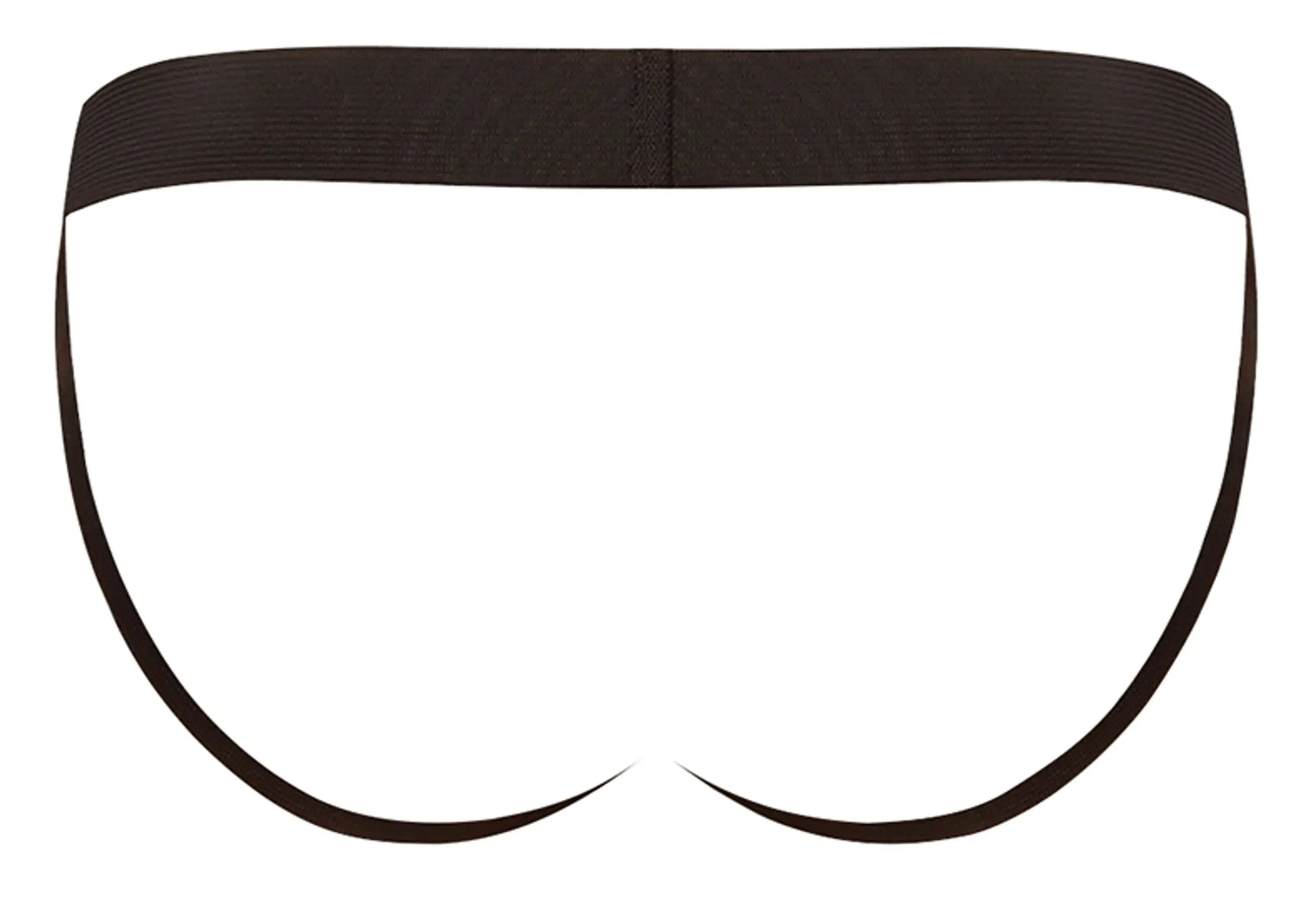 Satin Lycra Jockstrap Black Small/Medium Male Power Lingerie