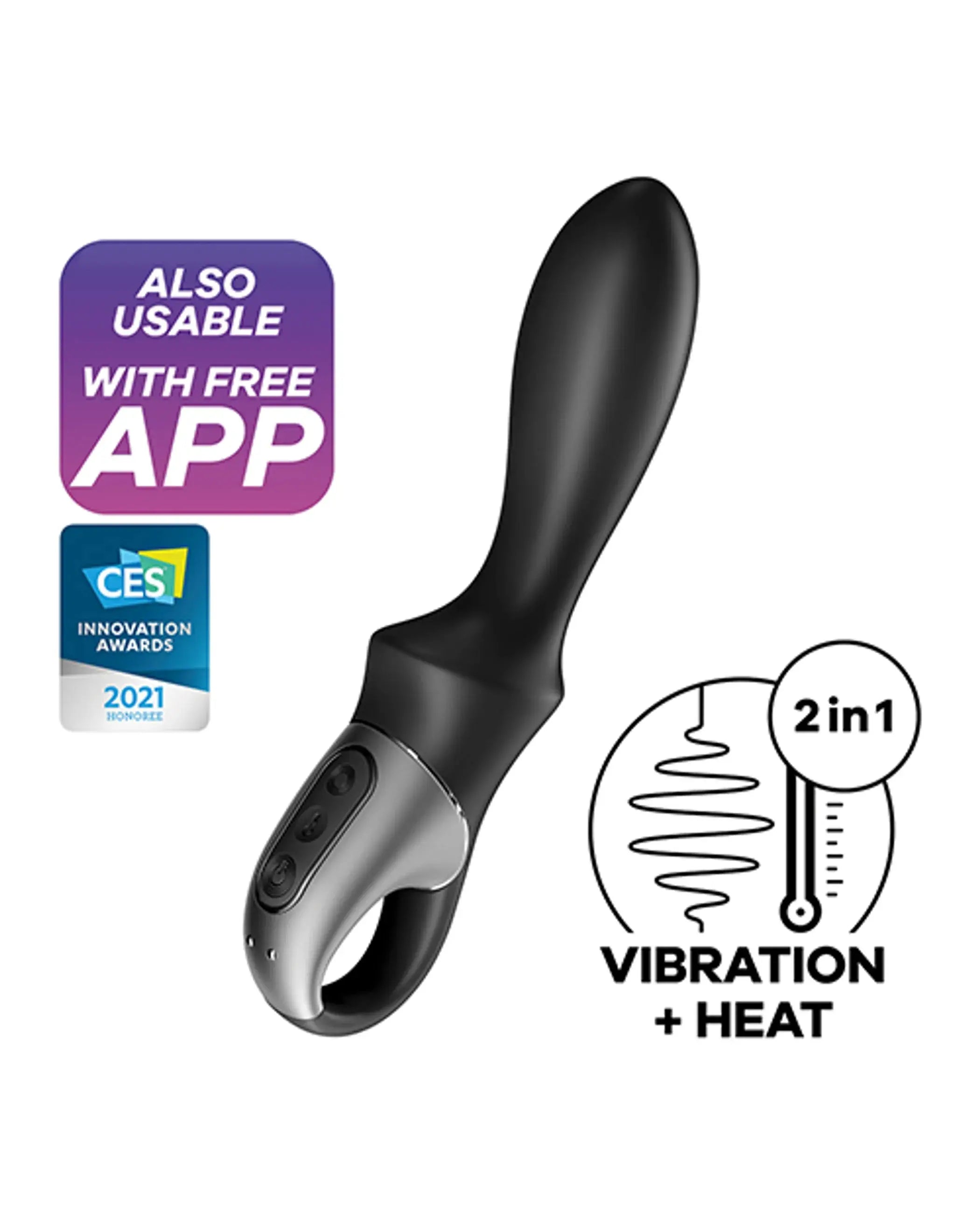 Satisfyer Heat Climax Black Anal Vibrator Satisfyer