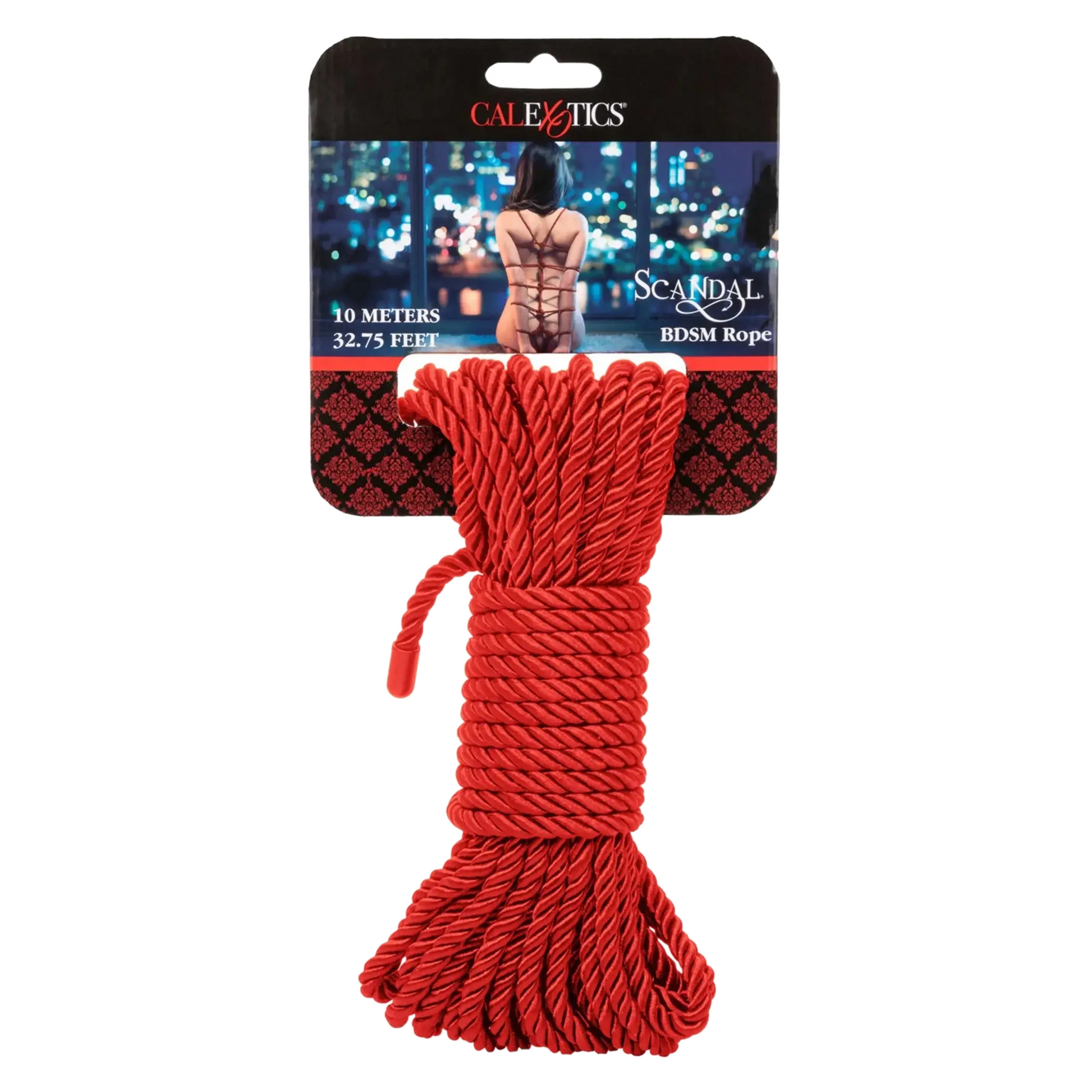 SCANDAL BDSM ROPE 10M RED California Exotic Novelties