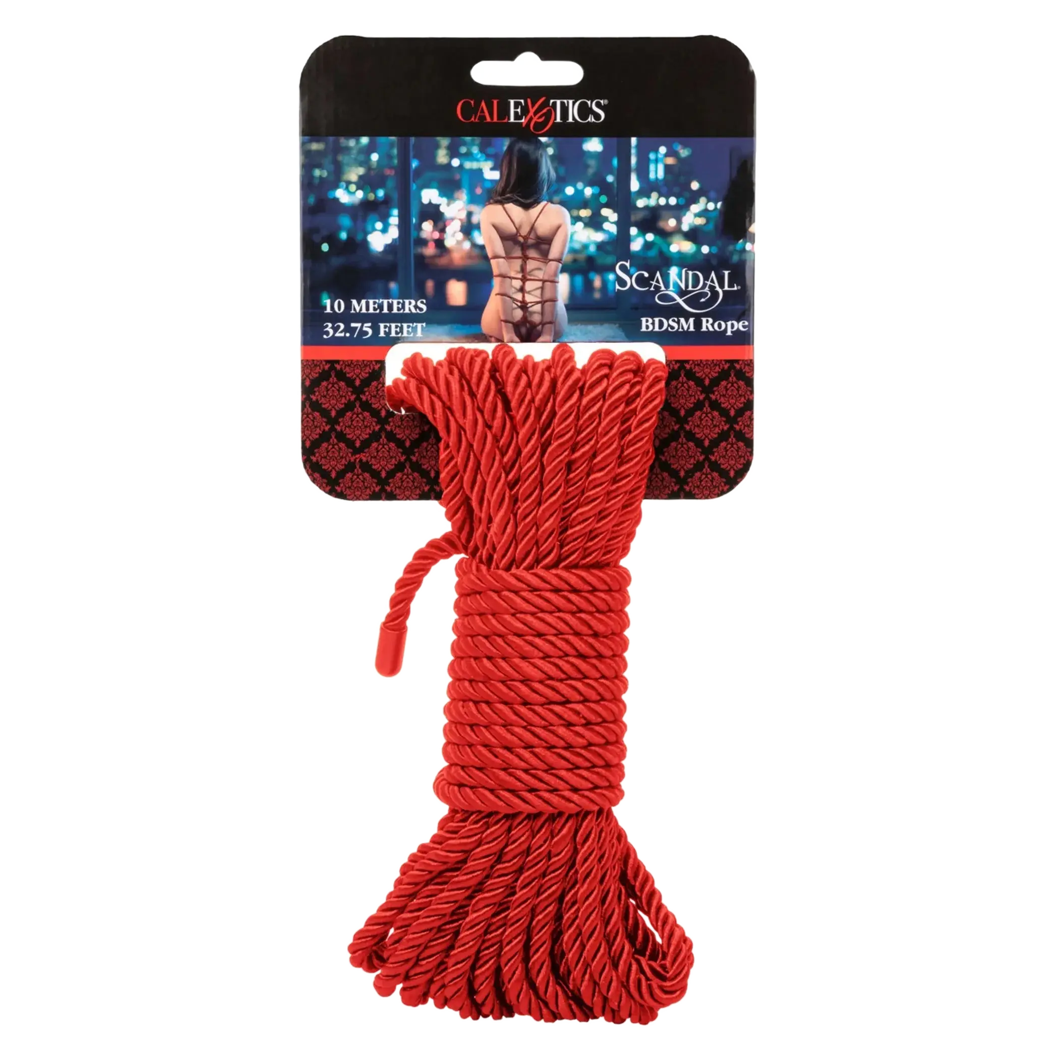 SCANDAL BDSM ROPE 10M RED California Exotic Novelties