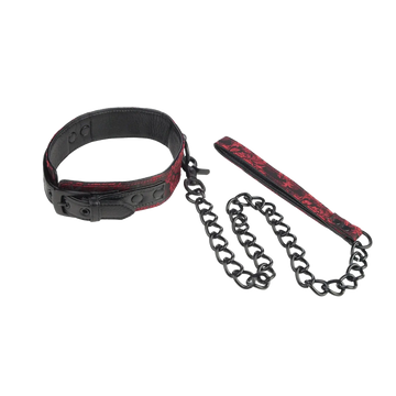 SCANDAL COLLAR WITH LEASH California Exotic Novelties