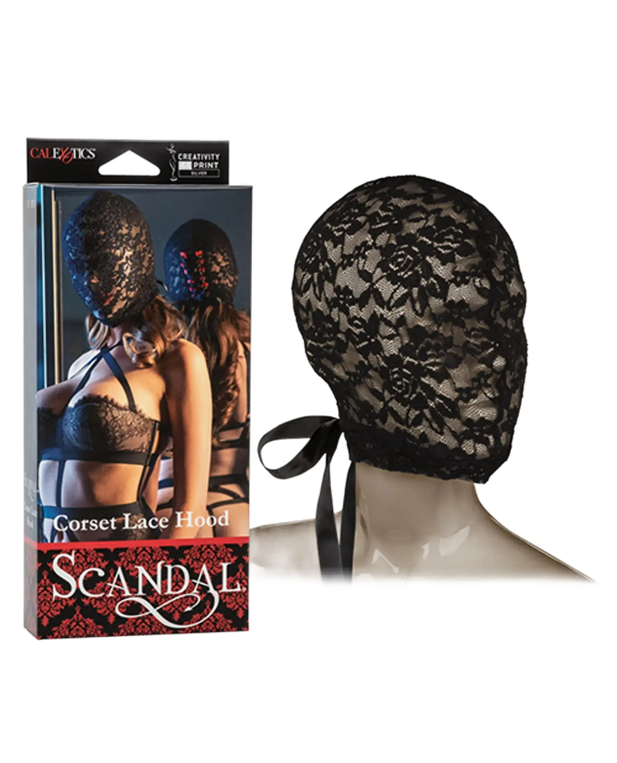 SCANDAL CORSET LACE HOOD California Exotic Novelties
