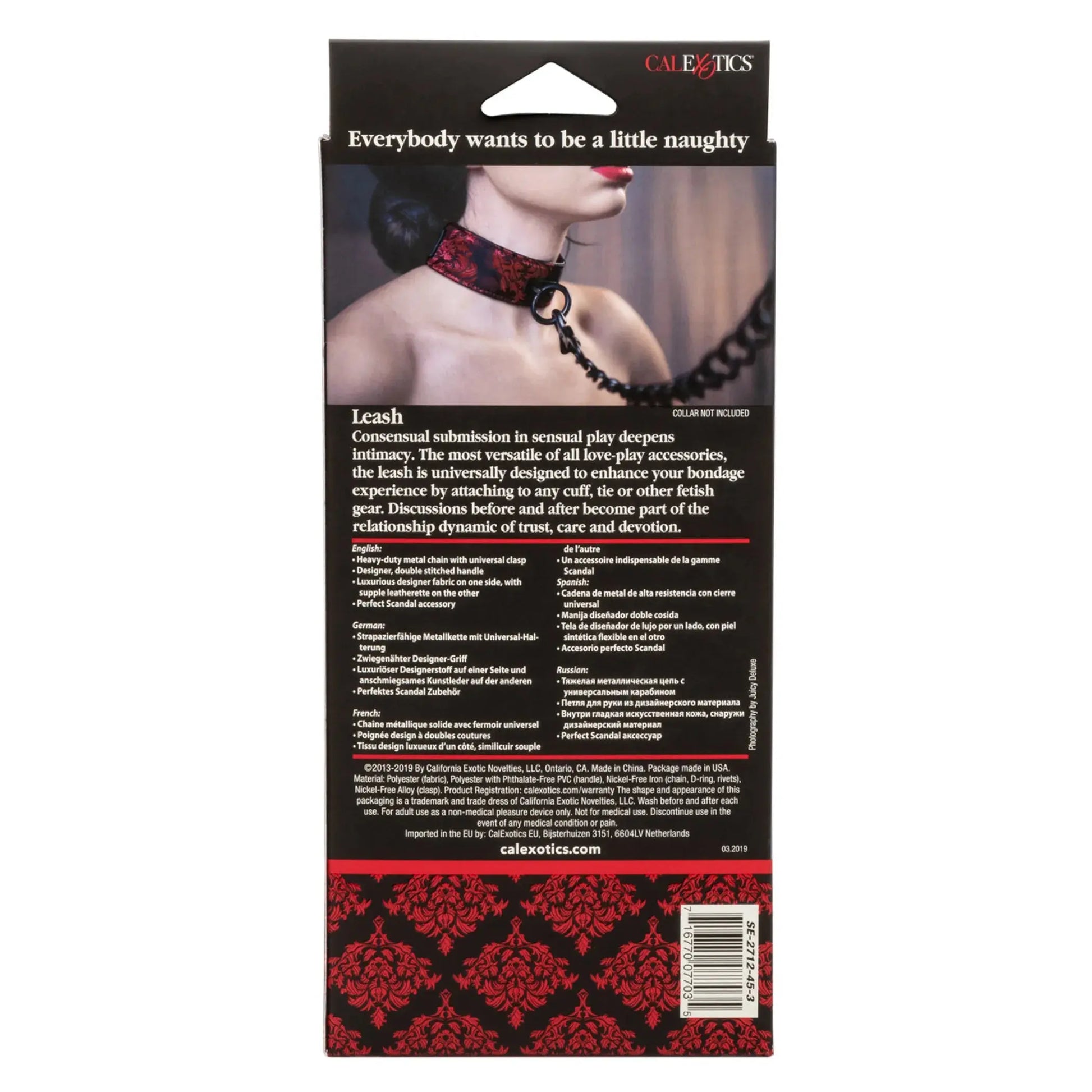 Scandal Leash California Exotic Novelties