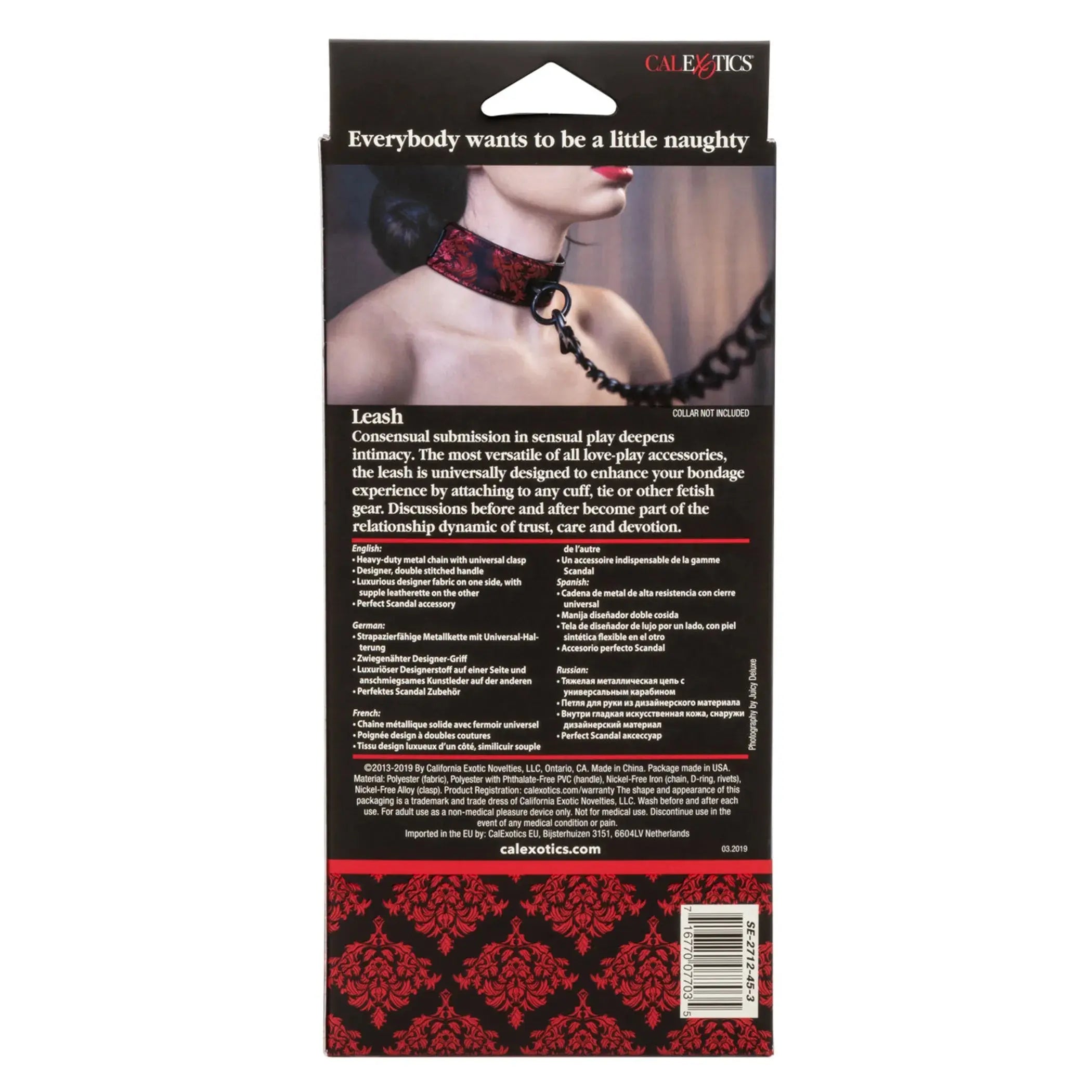 Scandal Leash California Exotic Novelties