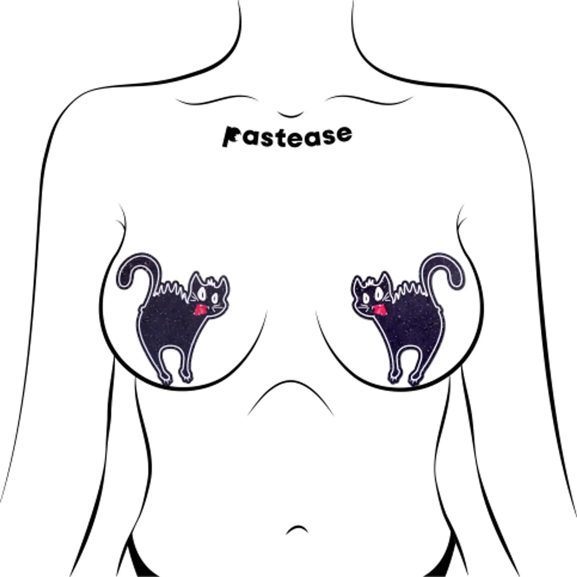 Scaredy Cat Hissing Kitty Pasties Pastease