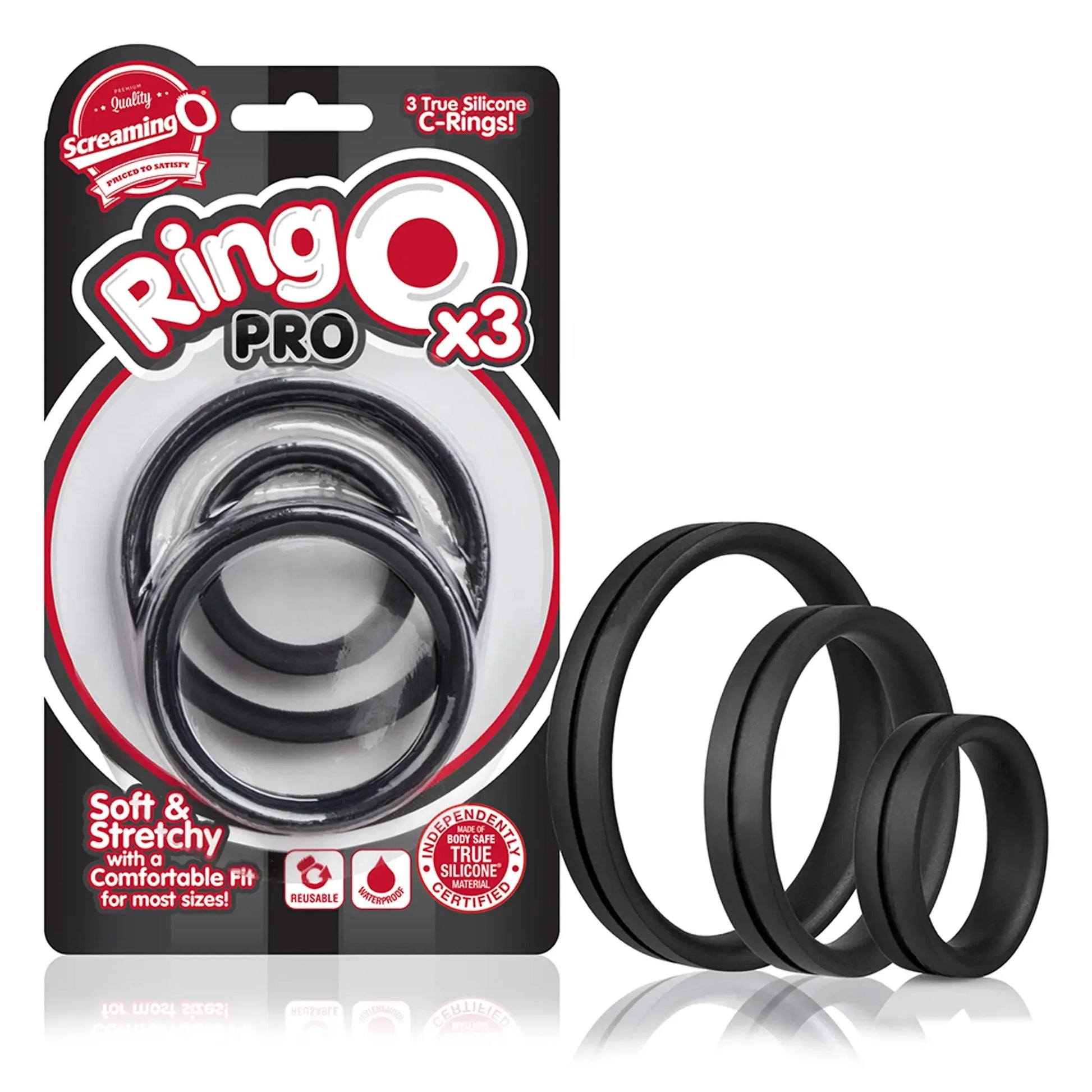 Screaming O Ring O Pro X3 Black Screaming O
