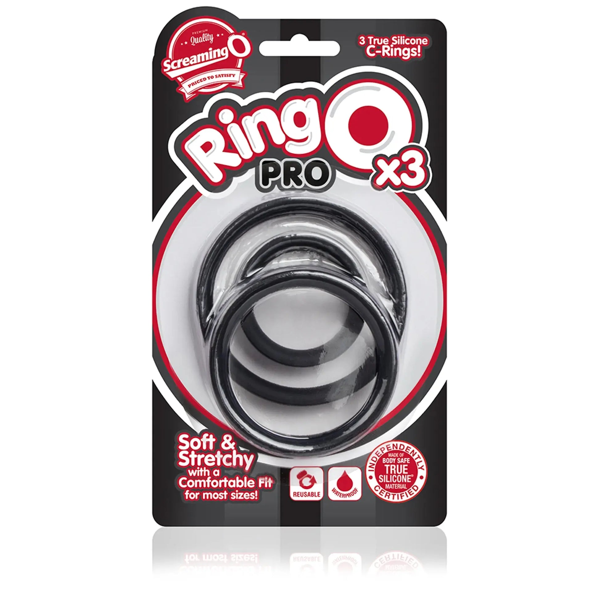 Screaming O Ring O Pro X3 Black Screaming O