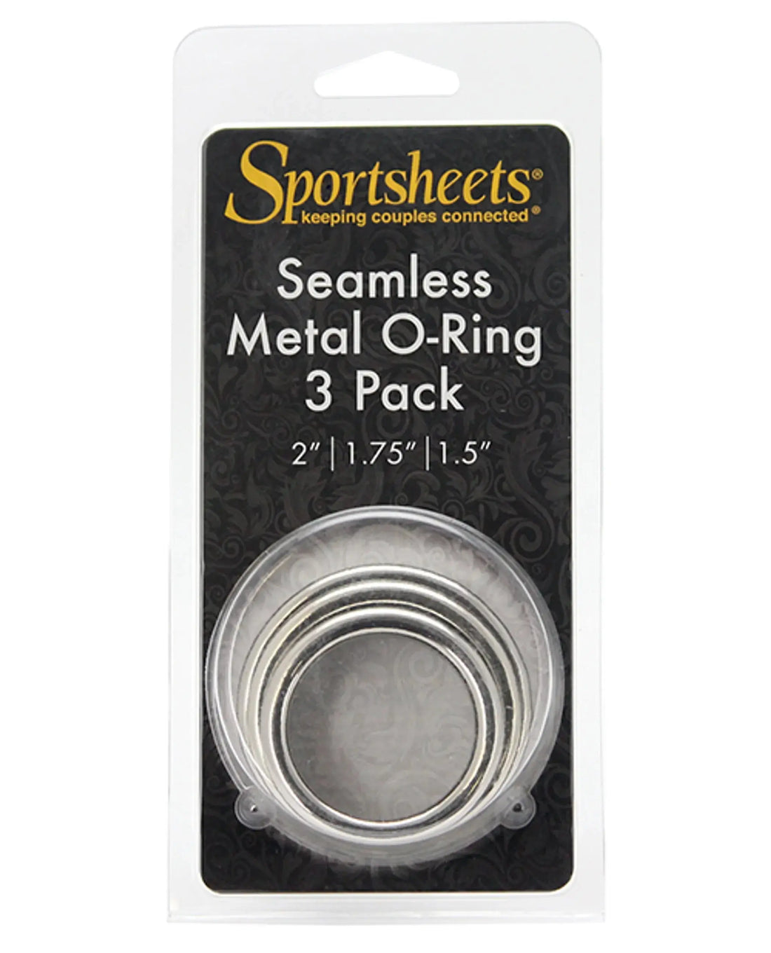 Seamless Metal O-Ring 3 Pack 1.5, 1.75, 2 Inches Sport Sheets