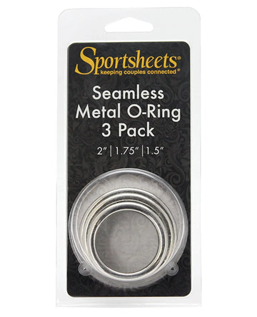 Seamless Metal O-Ring 3 Pack 1.5, 1.75, 2 Inches Sport Sheets