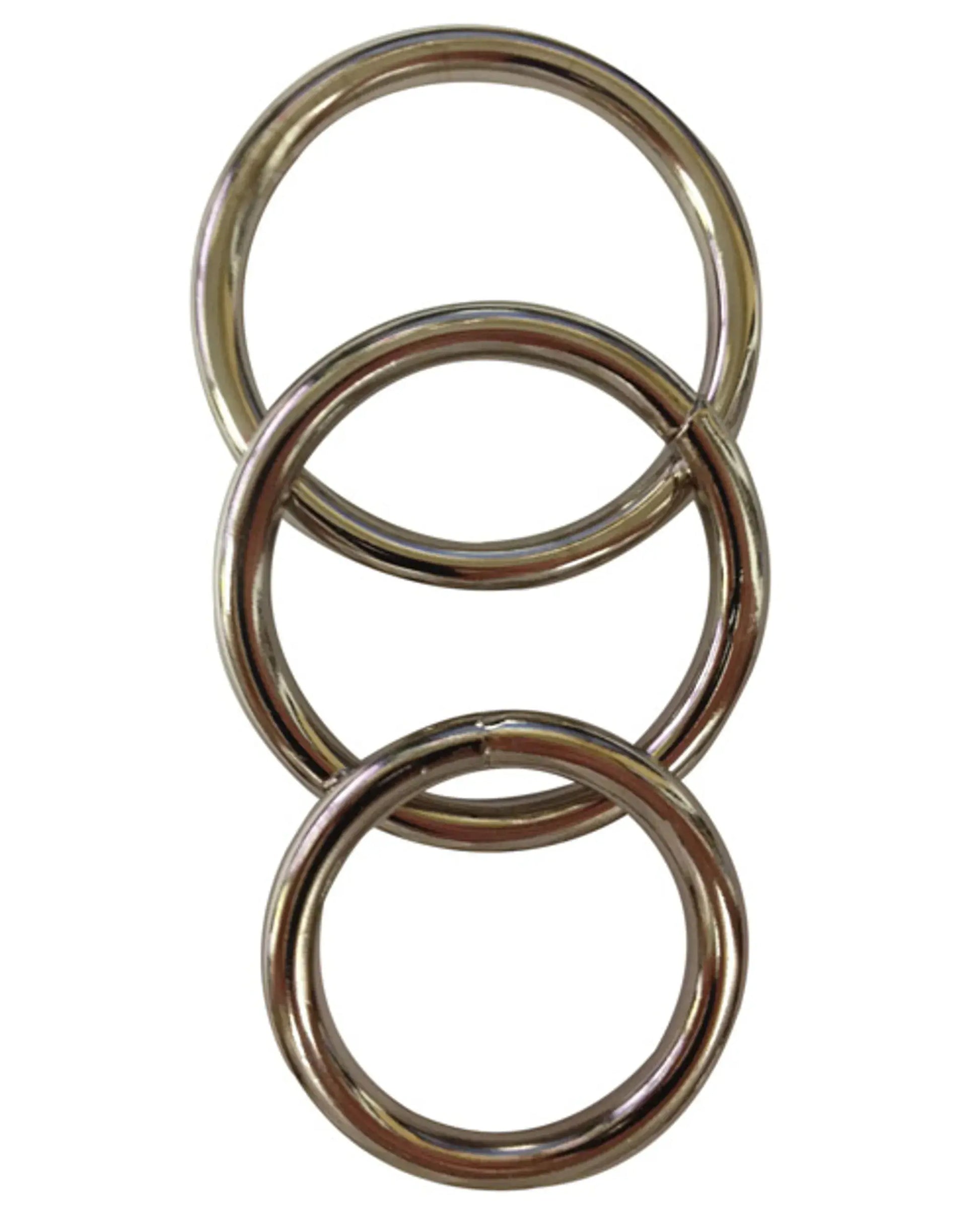 Seamless Metal O-Ring 3 Pack 1.5, 1.75, 2 Inches Sport Sheets