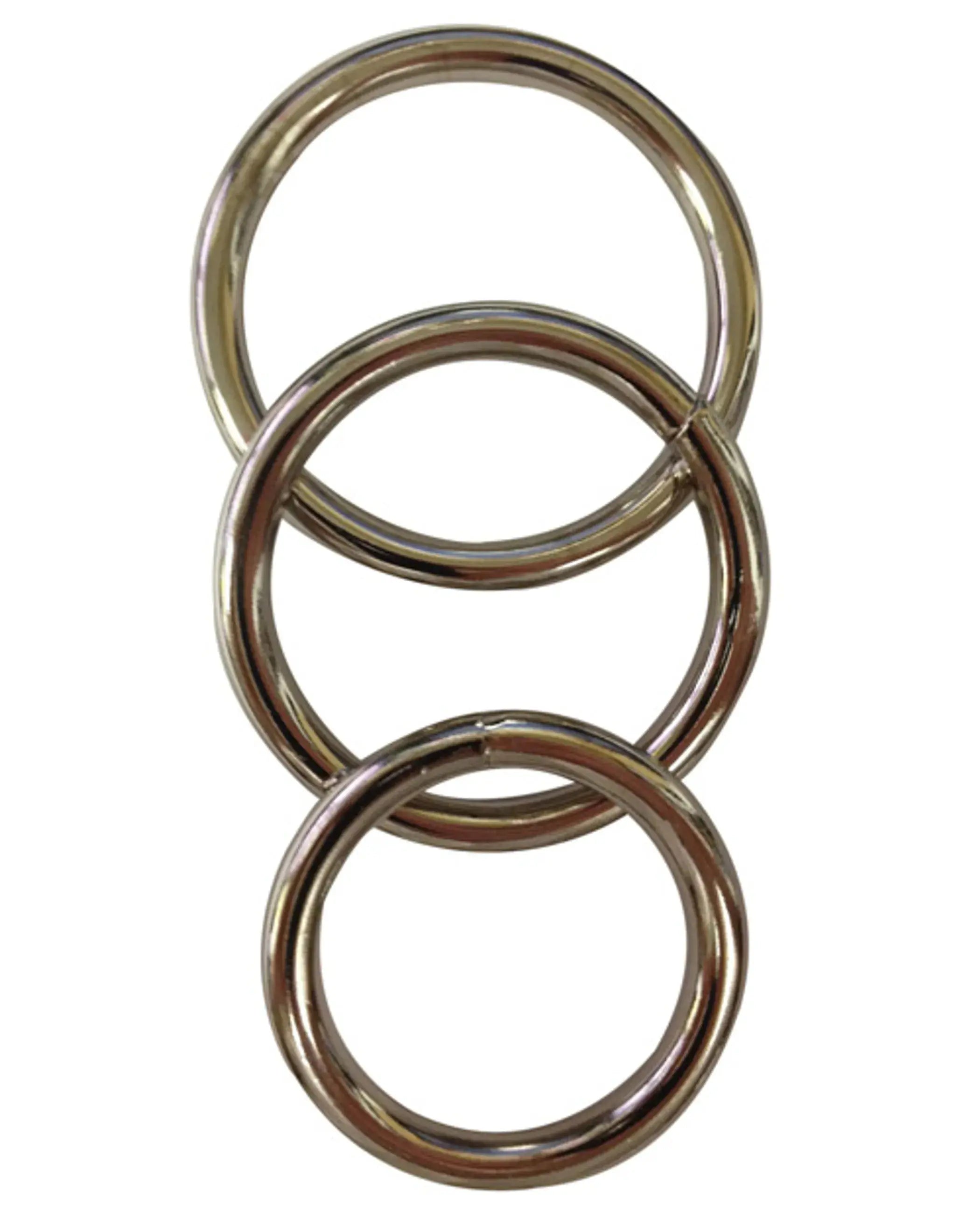 Seamless Metal O-Ring 3 Pack 1.5, 1.75, 2 Inches Sport Sheets