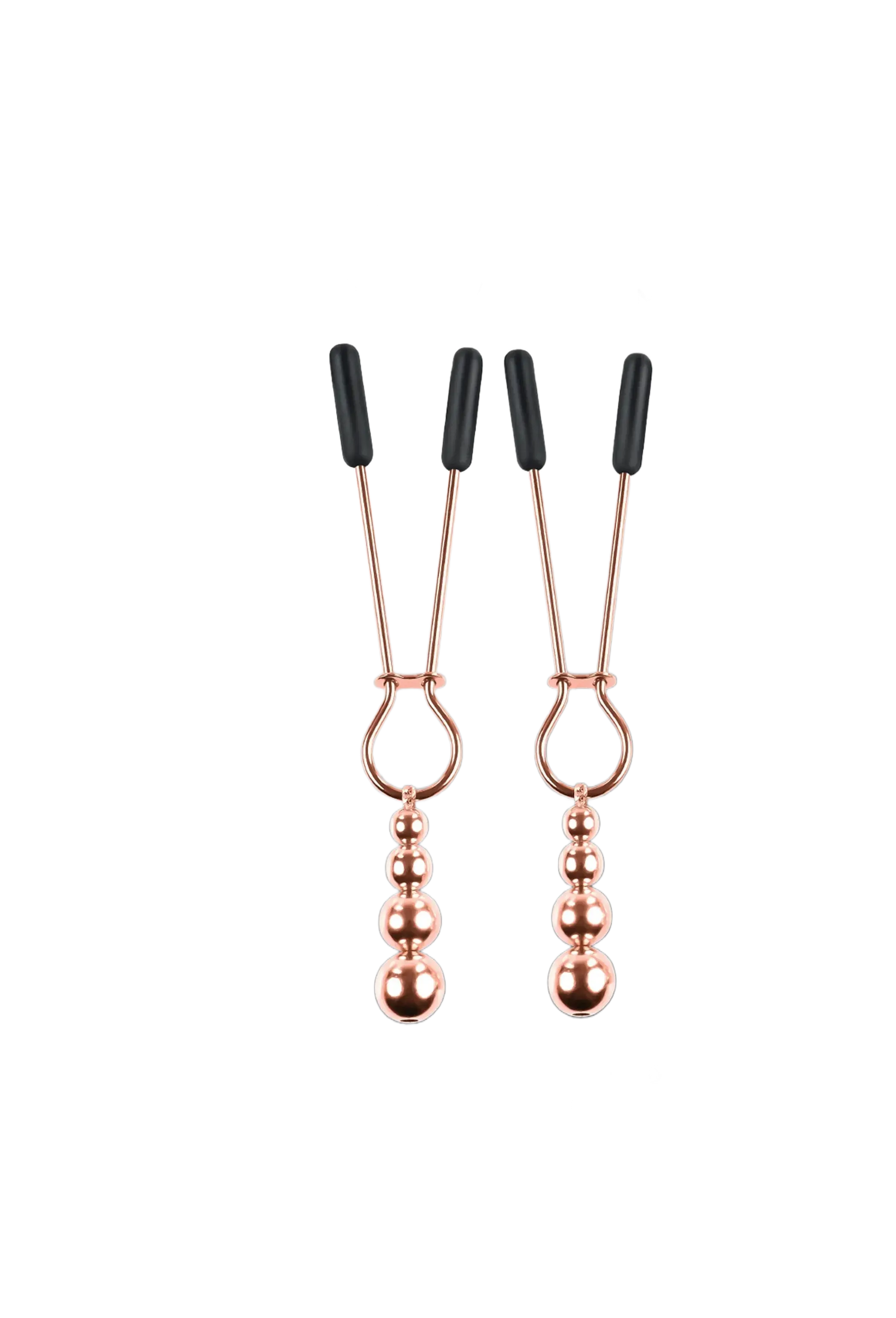 SELOPA BEADED NIPPLE CLAMPS ROSE GOLD Evolved Novelties