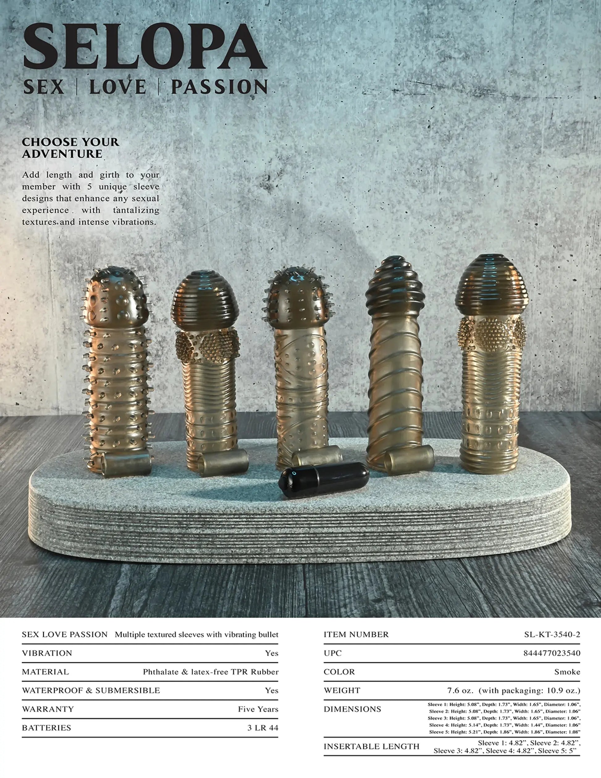 Selopa Choose Your Adventure Evolved Novelties