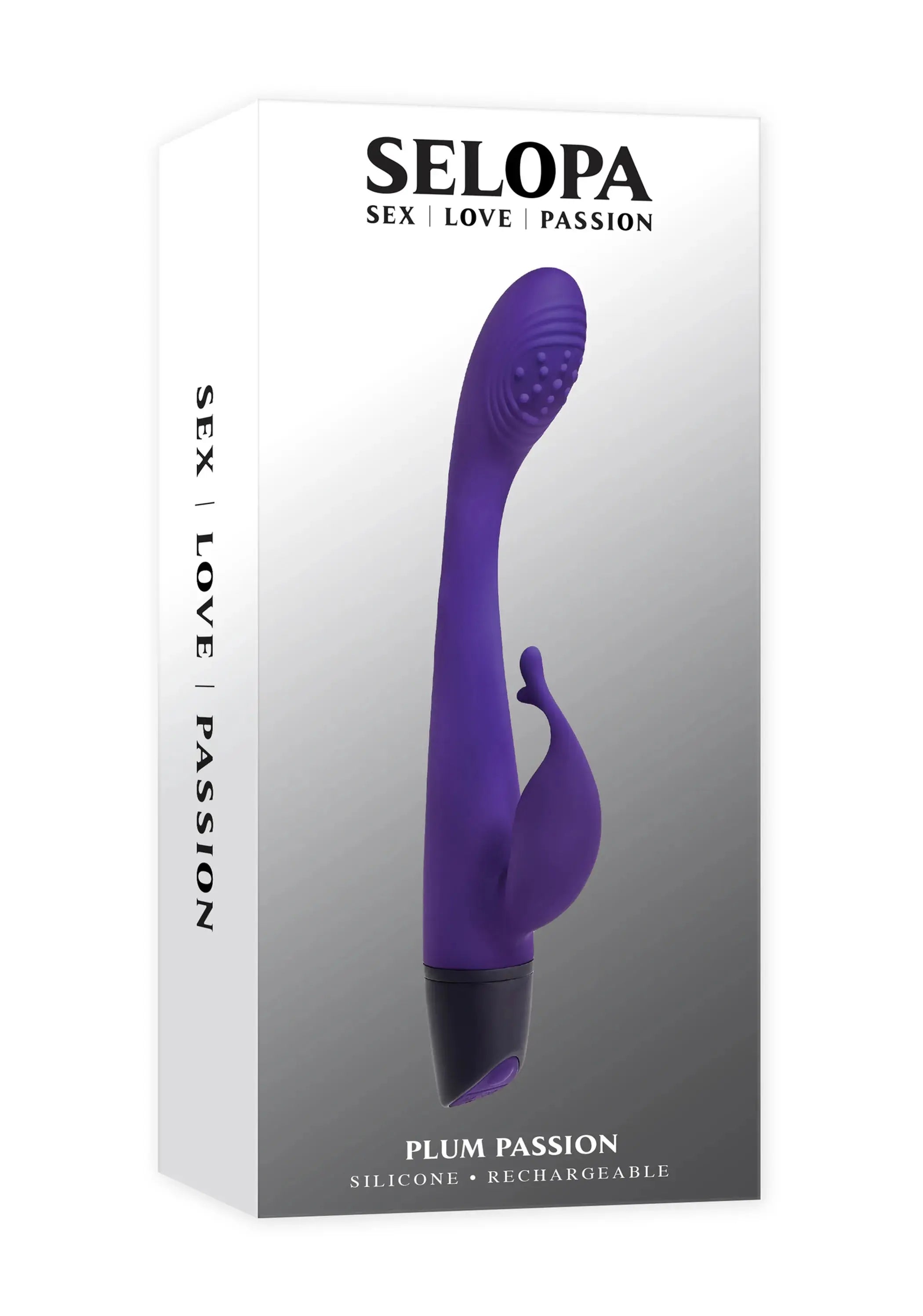 Selopa Plum Passion Rabbit Vibrator Evolved Novelties