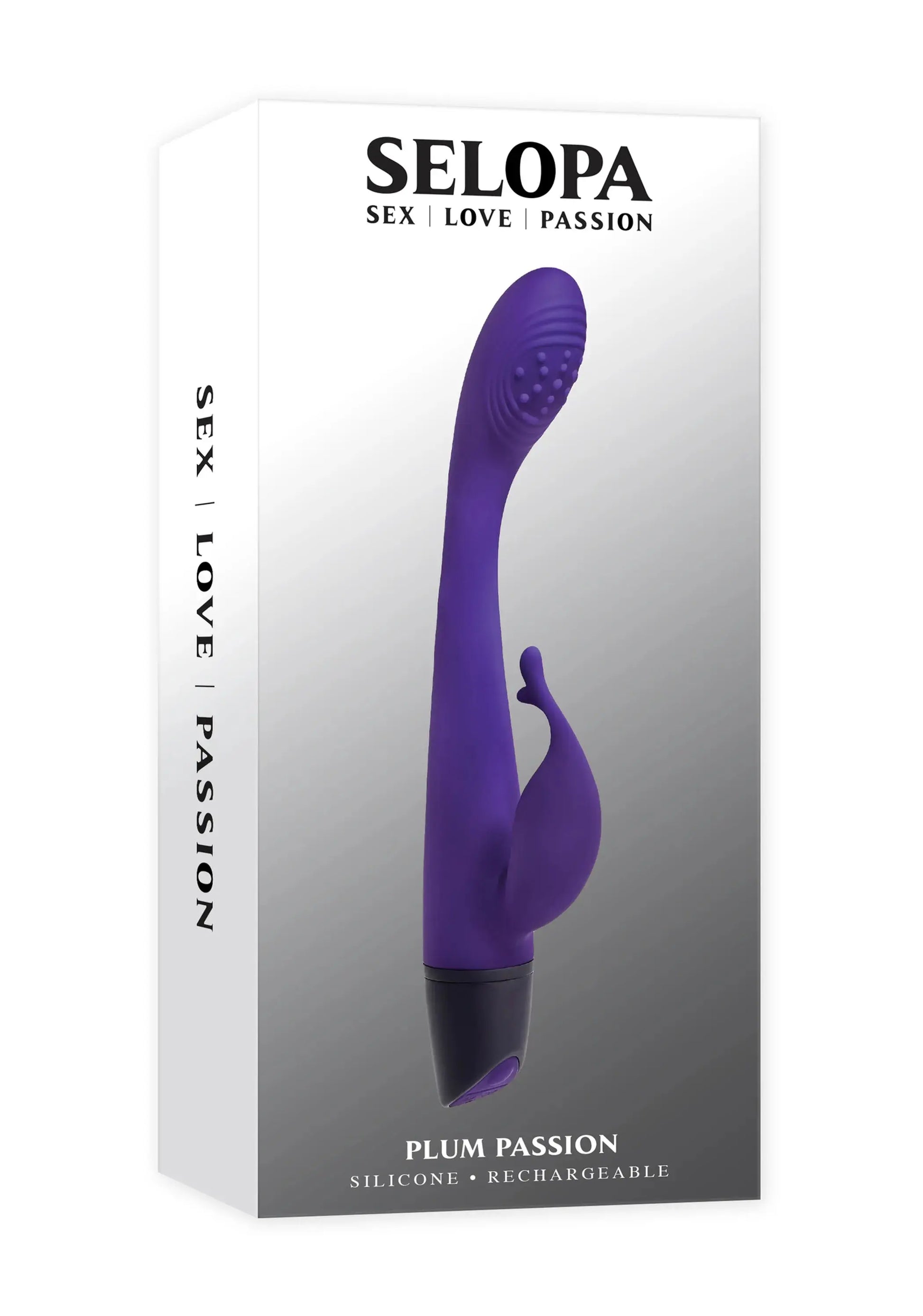 Selopa Plum Passion Rabbit Vibrator Evolved Novelties