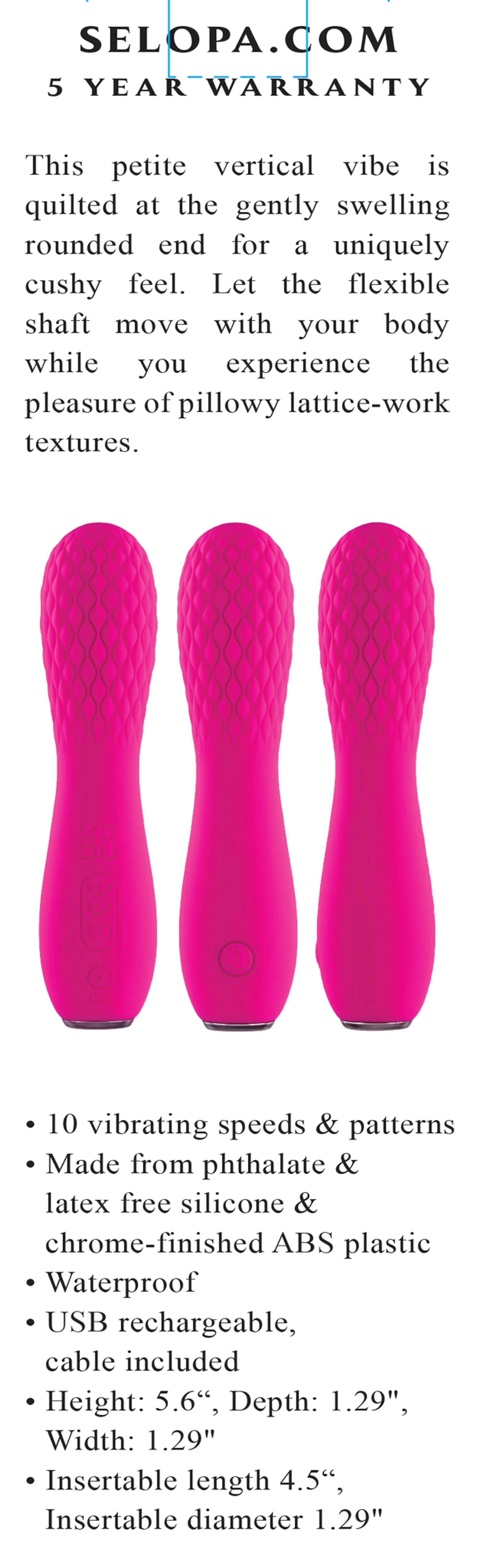 Selopa Razzle Dazzle Vibrator Evolved Novelties
