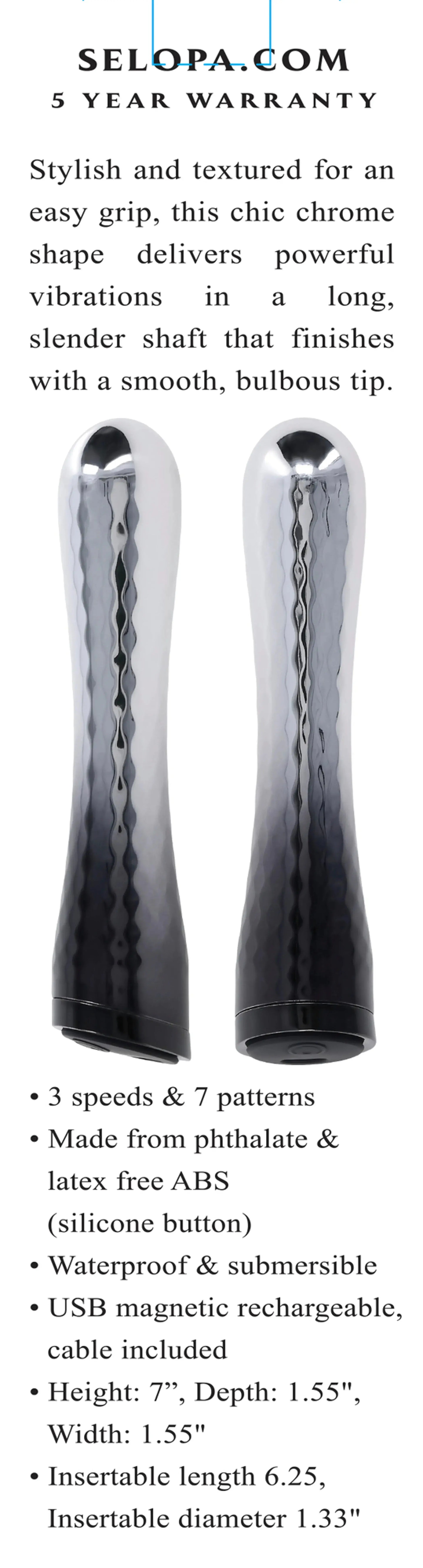 Selopa Silverado Vibrator Evolved Novelties
