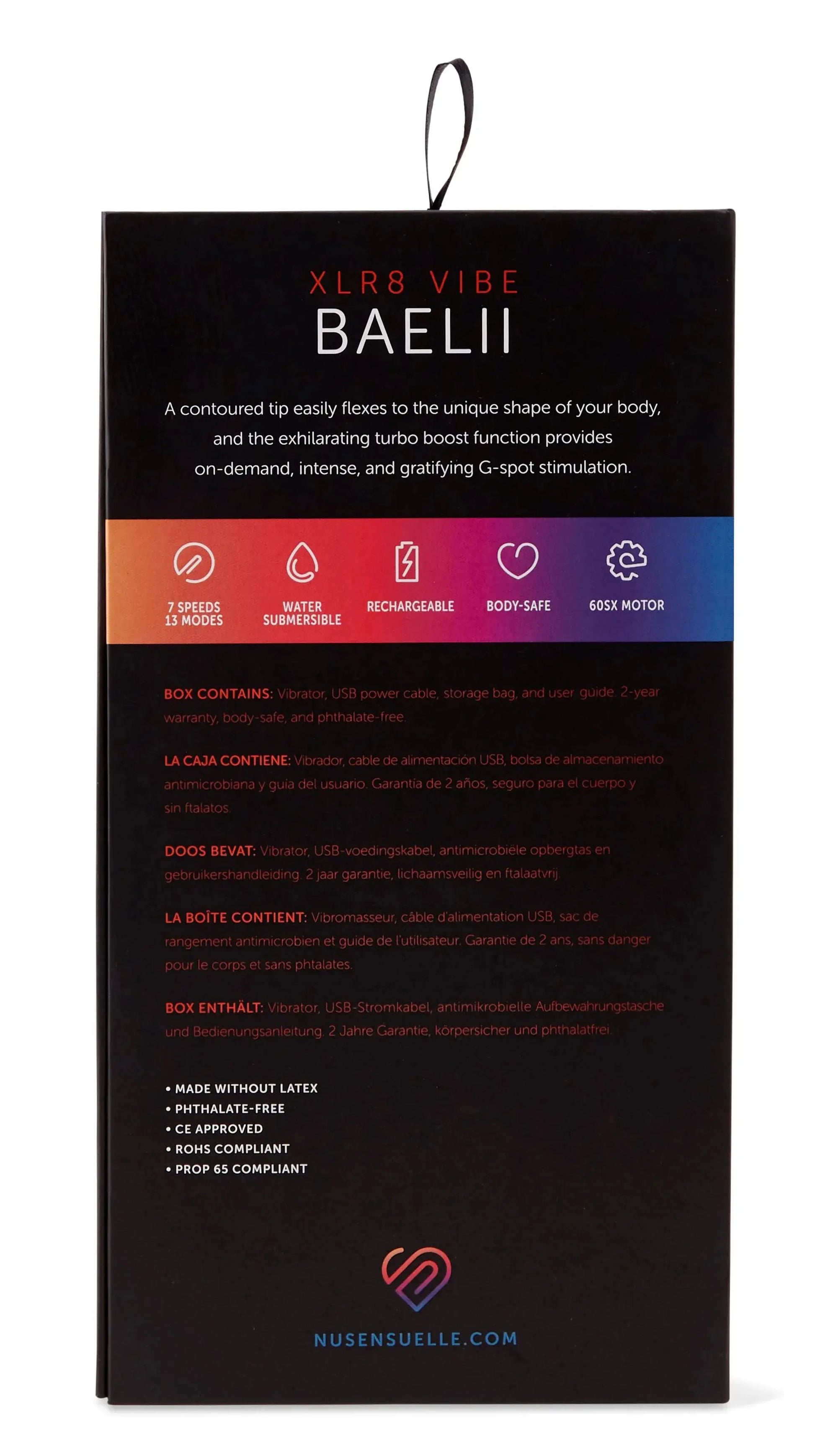 Sensuelle Baelii XLR8 Purple Nu Sensuelle