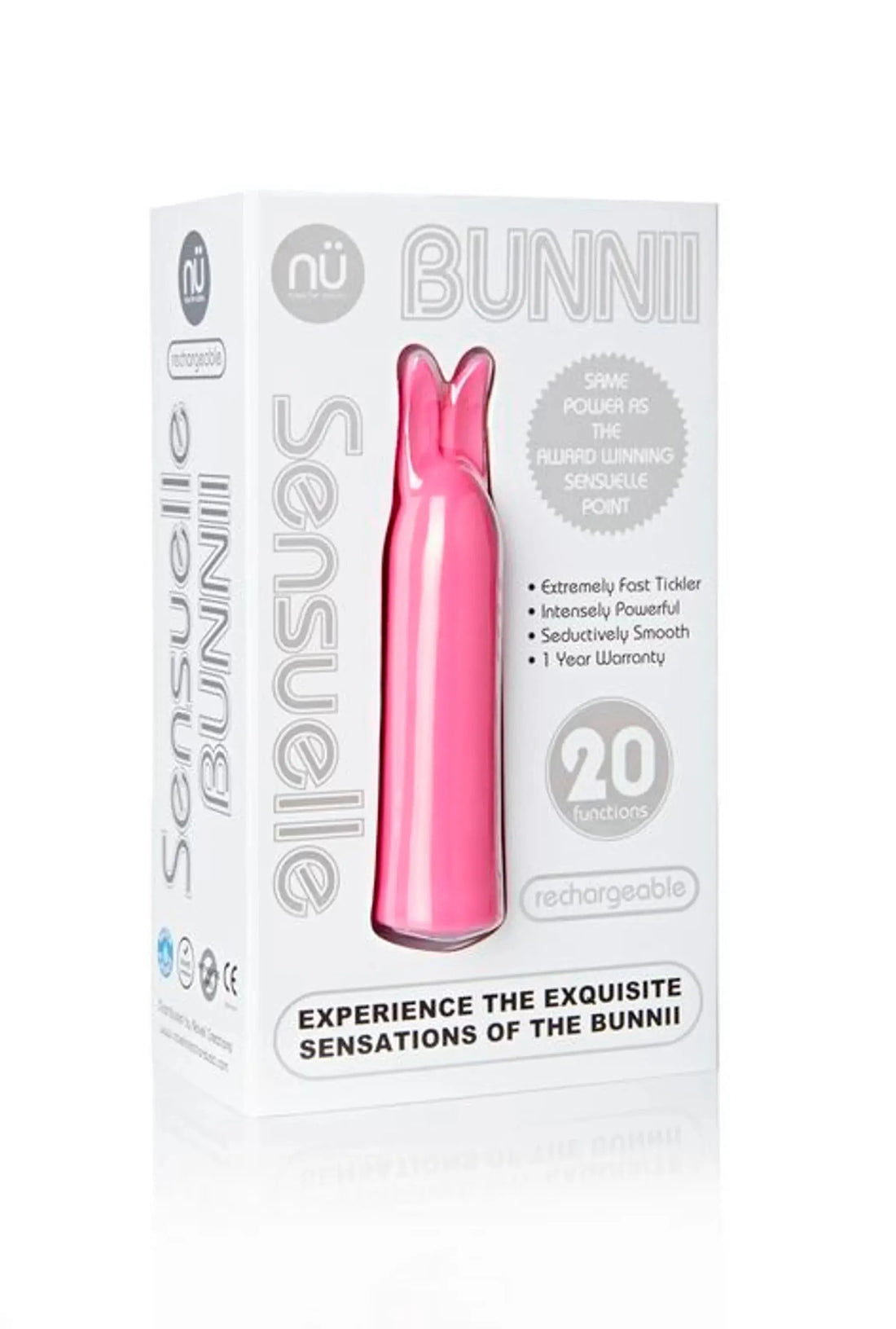 Sensuelle Bunni 2 Pink 20-Function Vibrator Nu Sensuelle