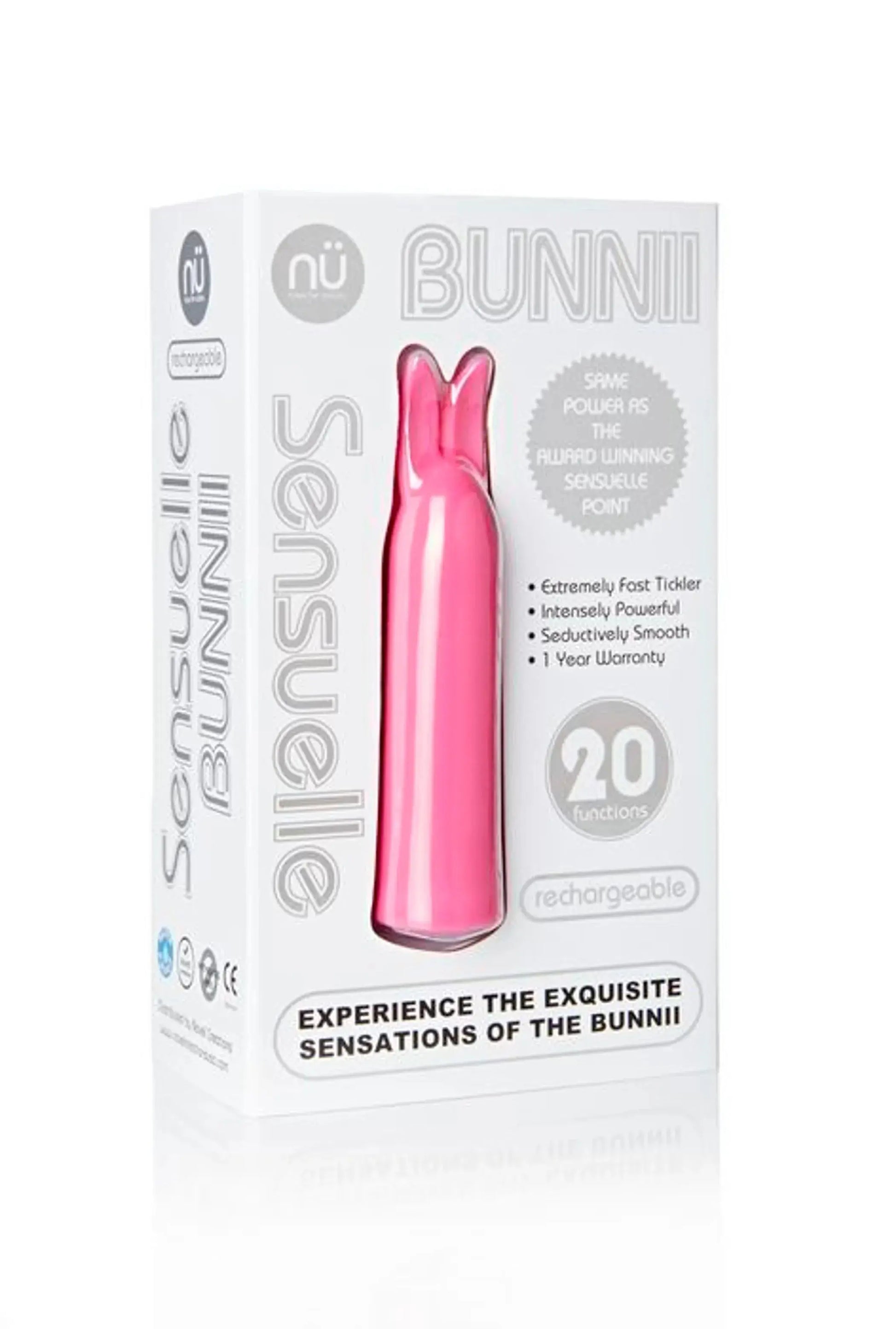 Sensuelle Bunni 2 Pink 20-Function Vibrator Nu Sensuelle