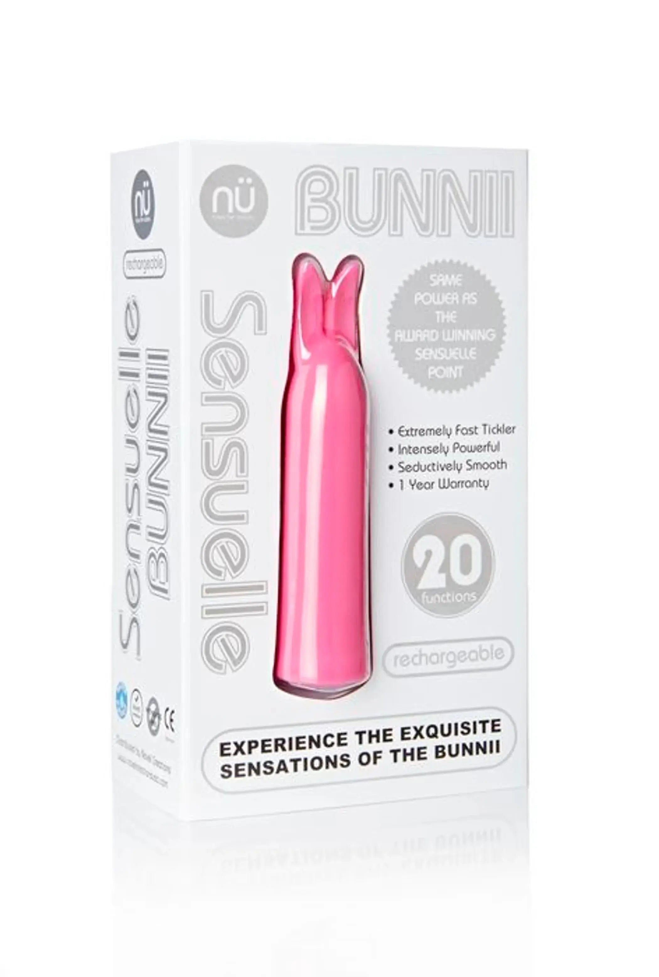 Sensuelle Bunni 2 Pink 20-Function Vibrator Nu Sensuelle