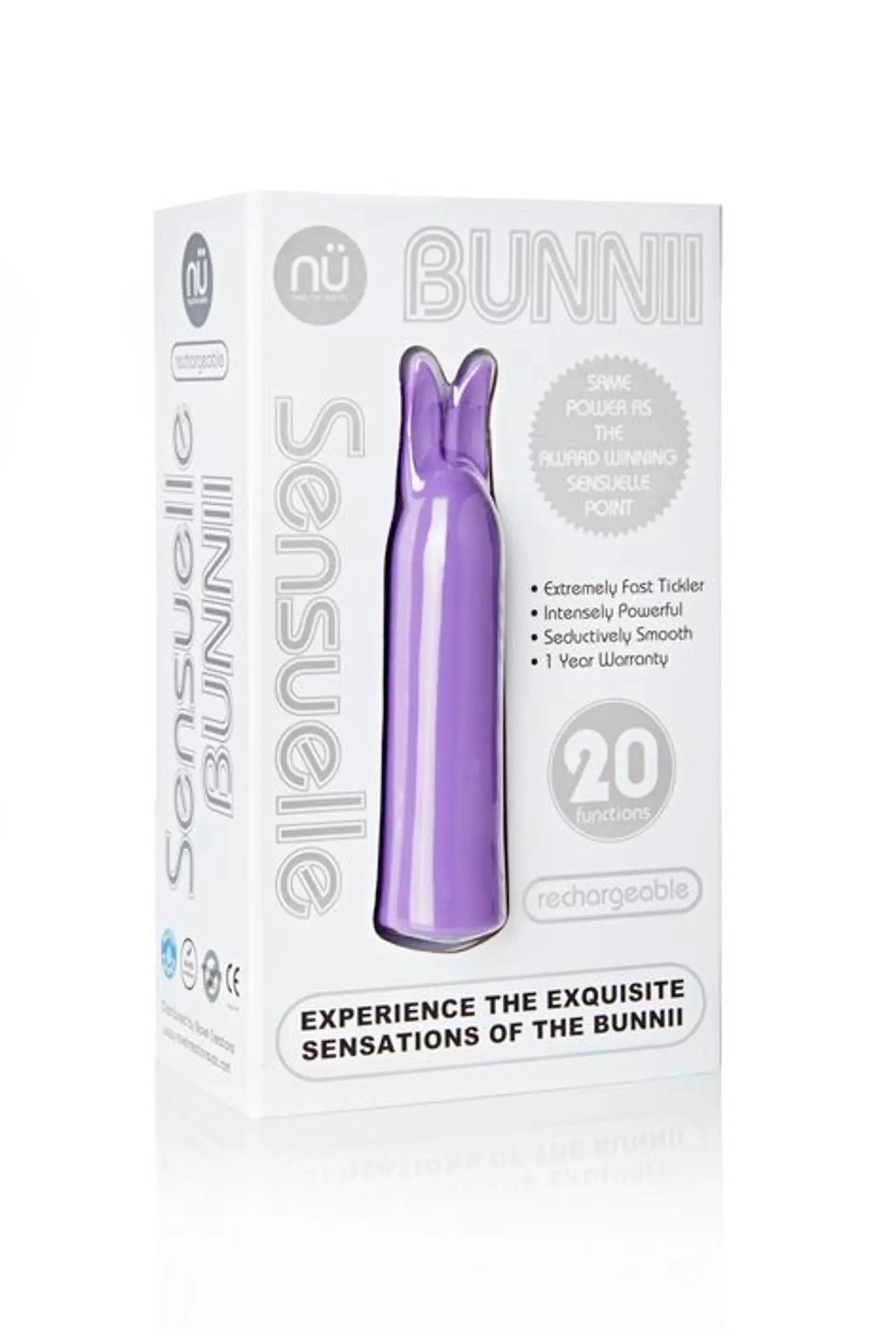 Sensuelle Bunni 2 Purple Clitoral Vibrator Nu Sensuelle