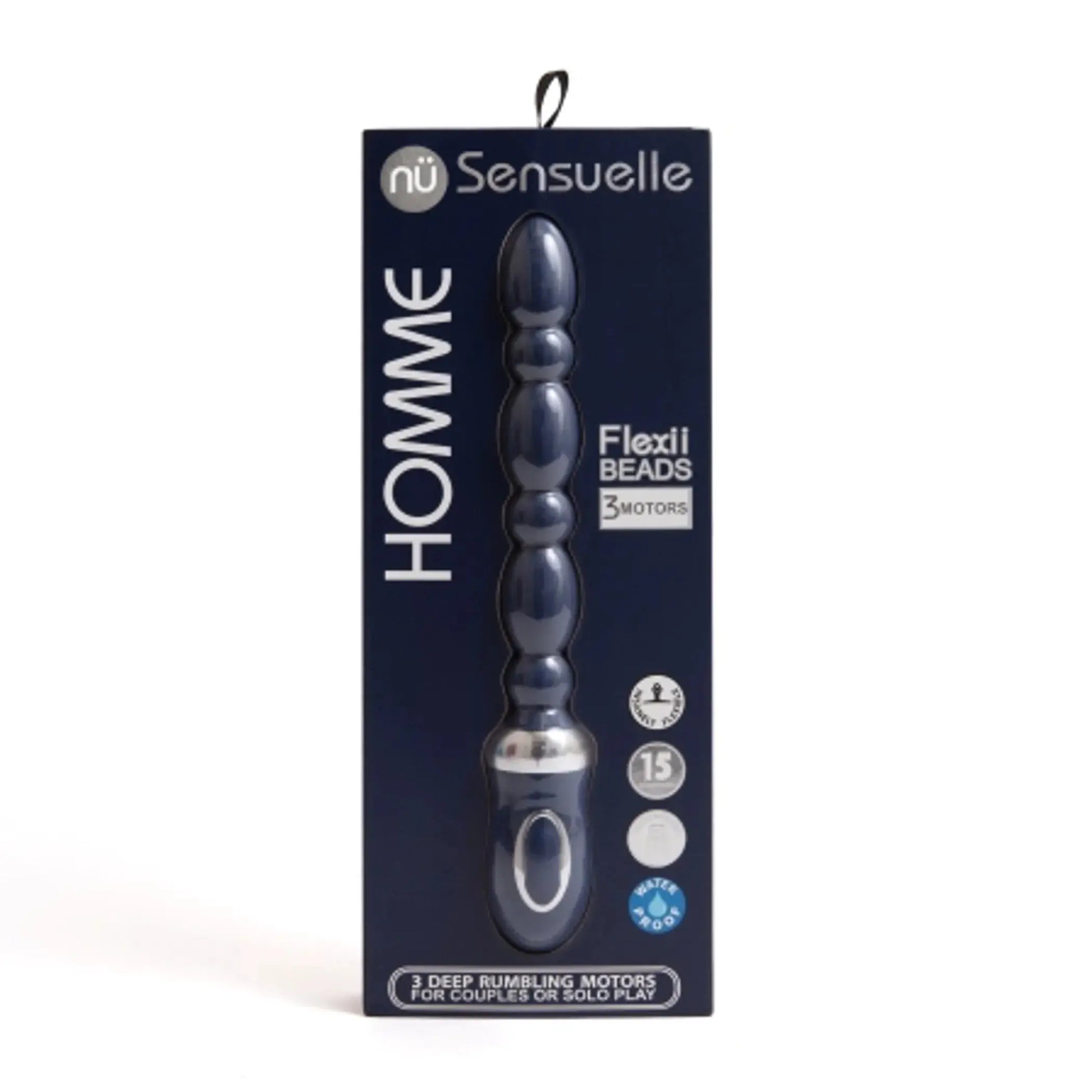 Sensuelle Homme Flexii Beads Navy Blue Nu Sensuelle