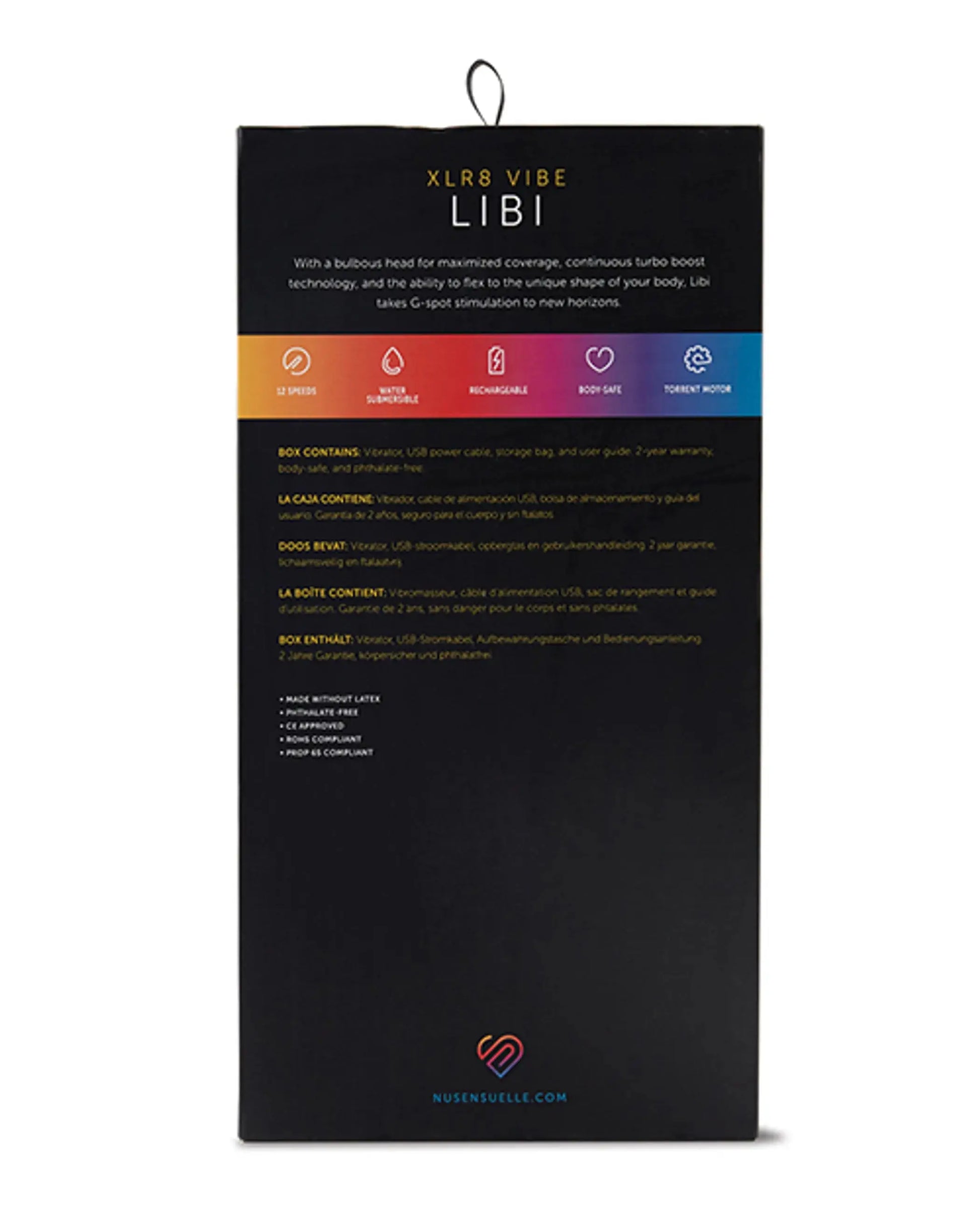 Sensuelle Libi Deep Purple G-Spot Vibrator Nu Sensuelle