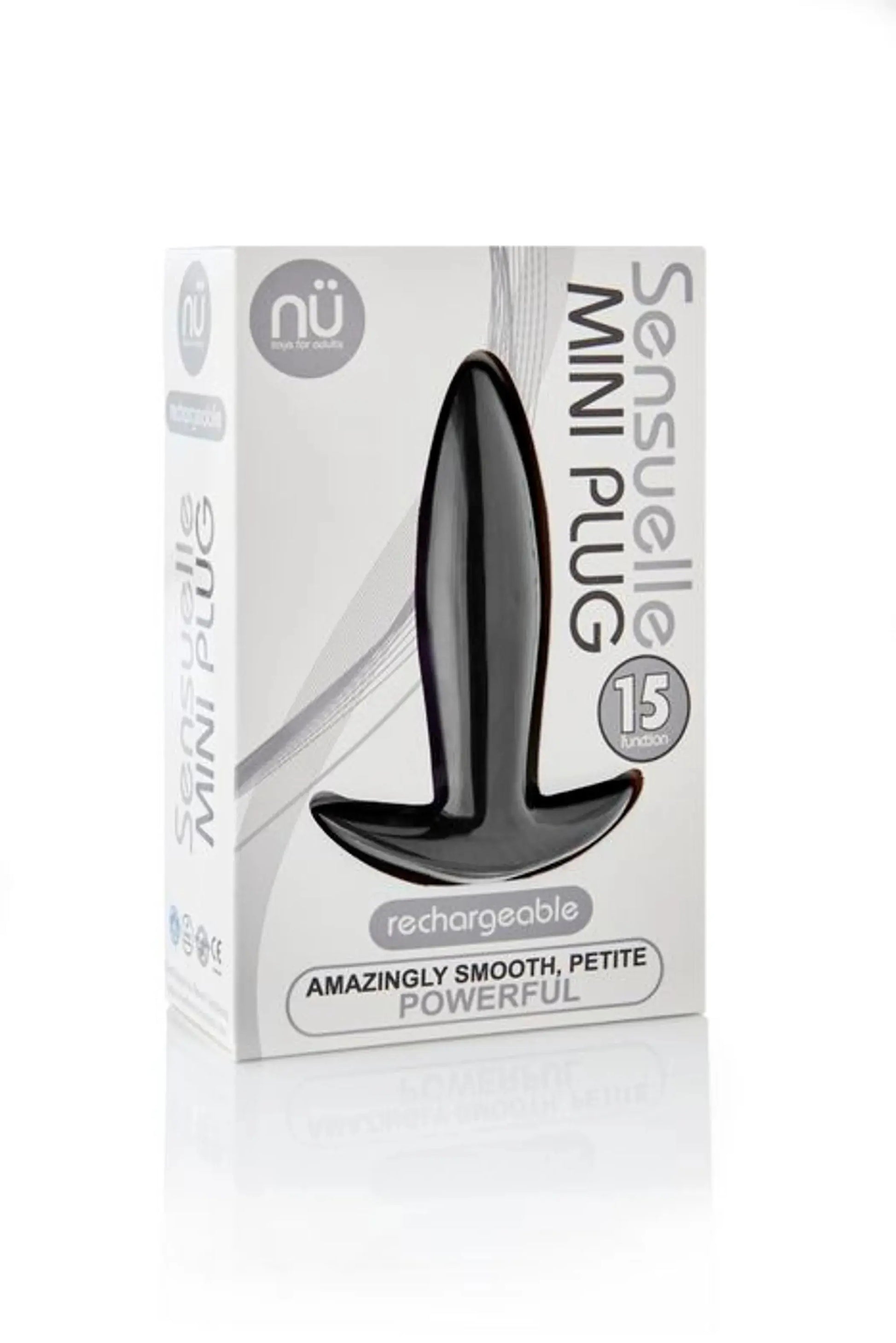 Sensuelle Mini Butt Plug Black Nu Sensuelle