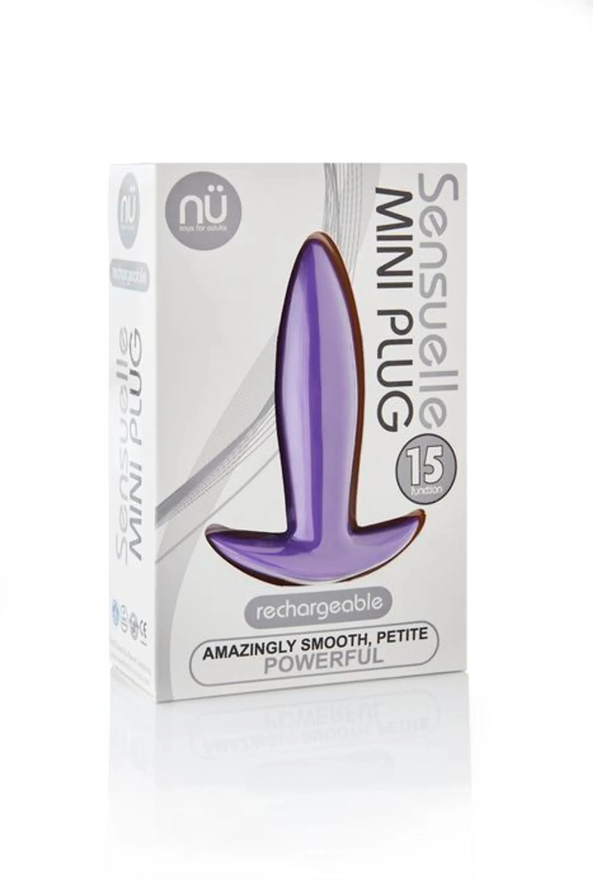 Sensuelle Mini Butt Plug Purple Nu Sensuelle