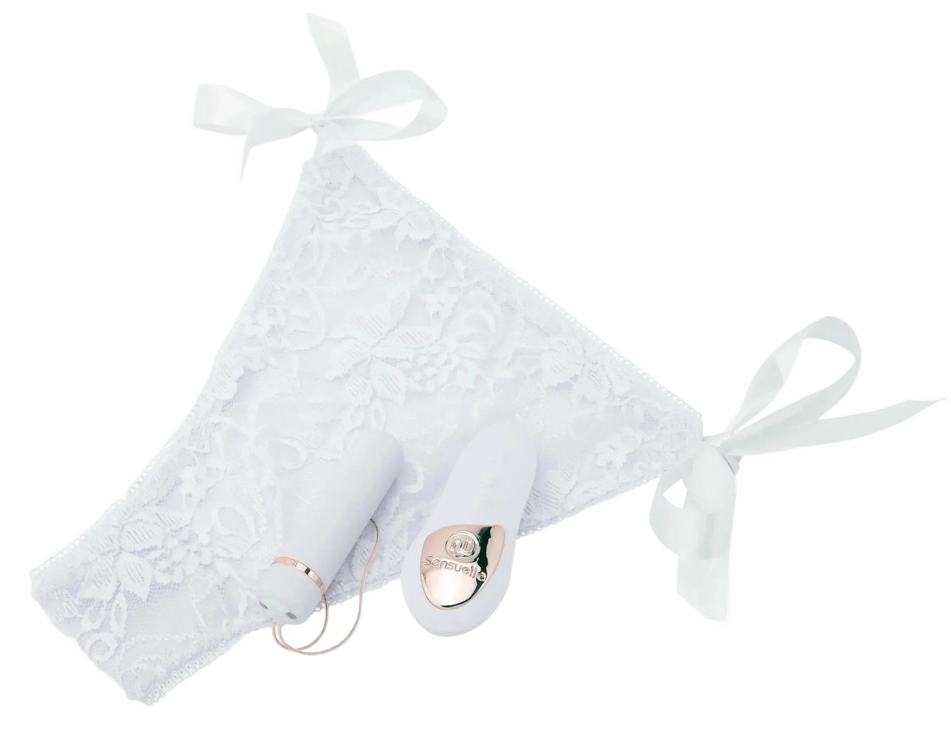 SENSUELLE PLEASURE PANTY WHITE REMOTE CONTROL Nu Sensuelle