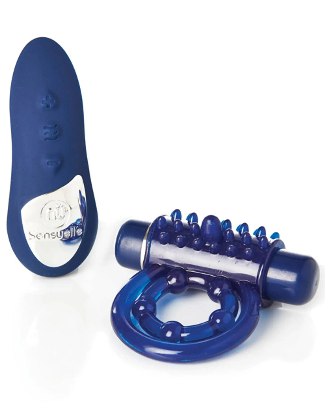Sensuelle Remote Control Bullet Ring Blue Nu Sensuelle