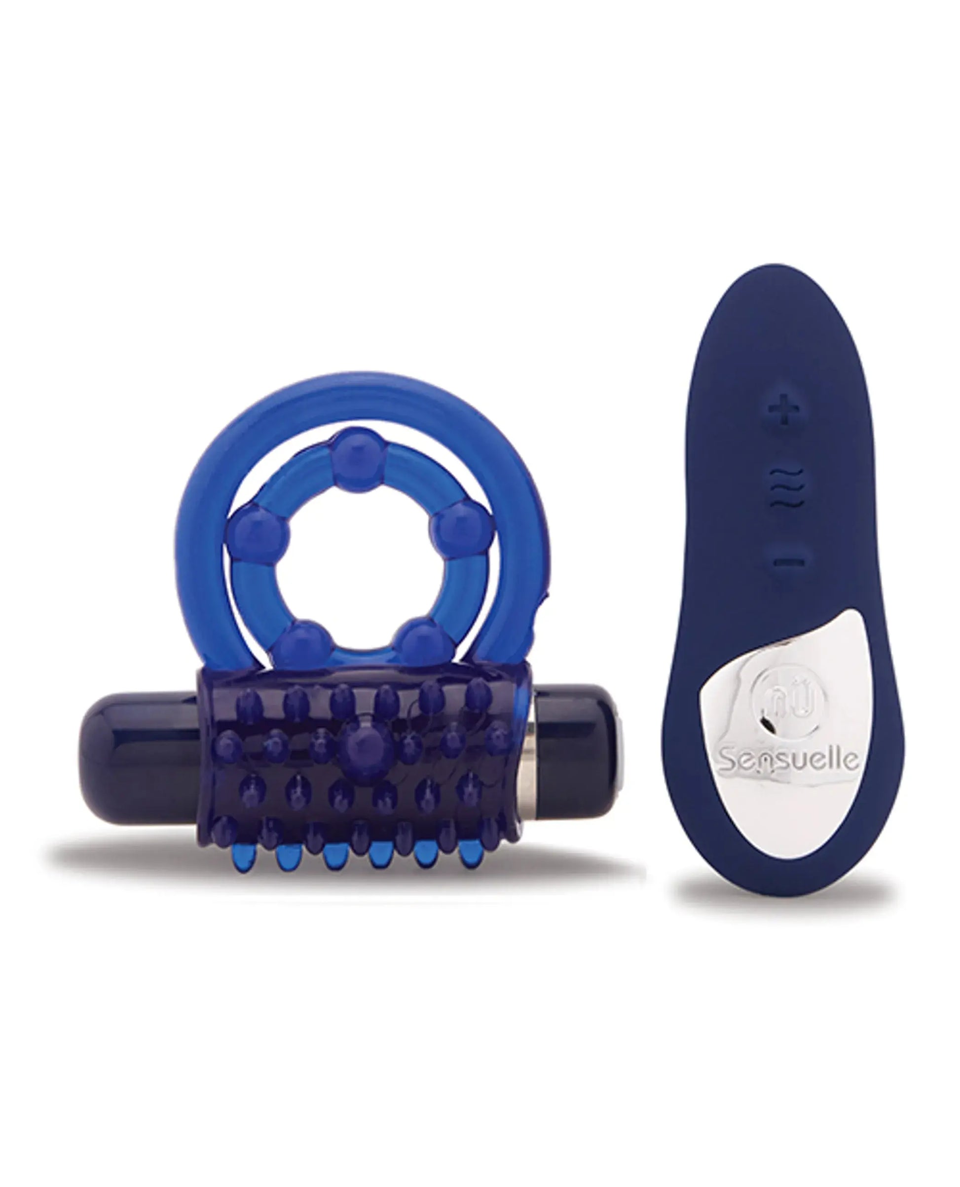 Sensuelle Remote Control Bullet Ring Blue Nu Sensuelle