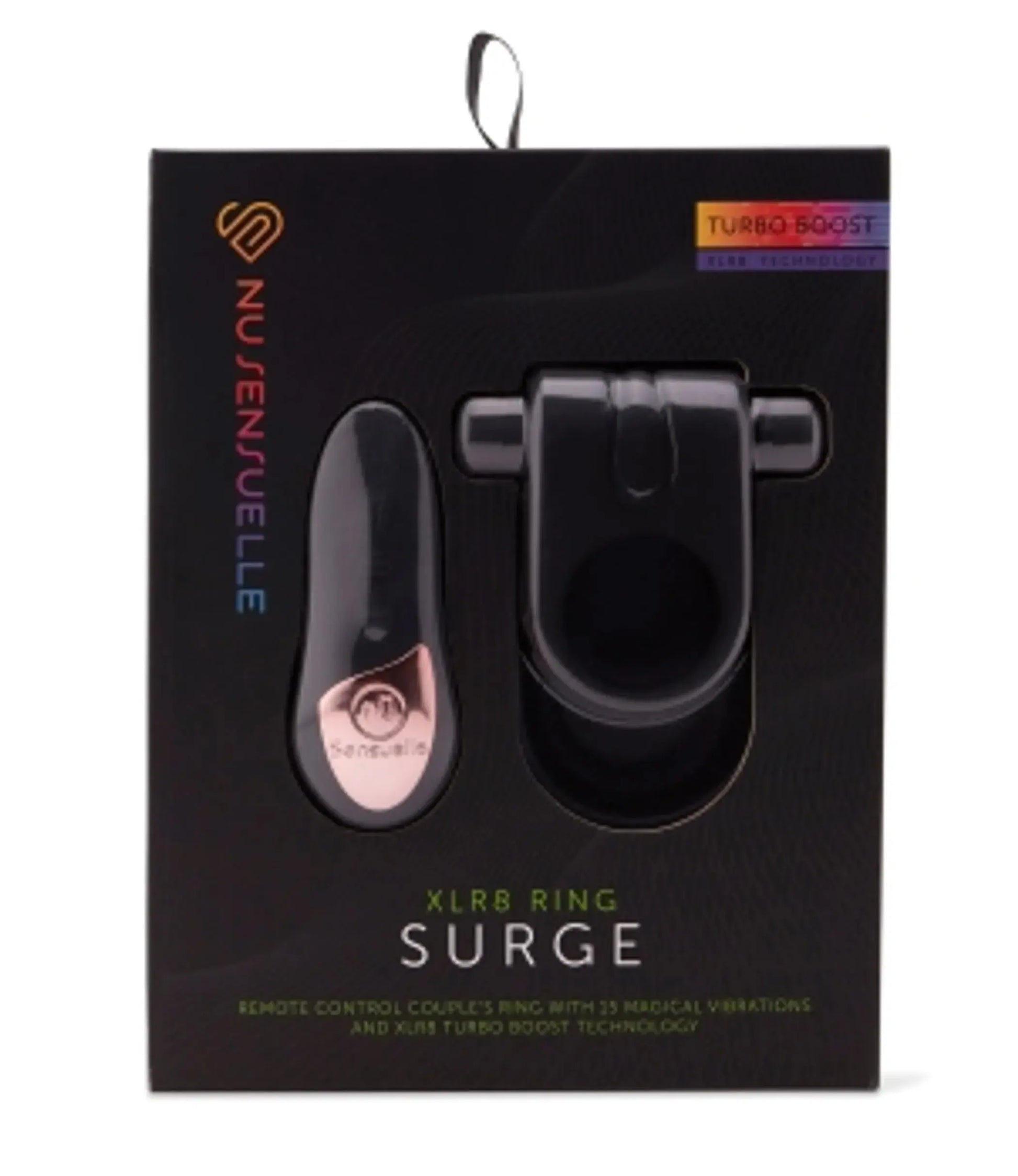 Sensuelle Silicone Remote Control XLR8 Ring Black Nu Sensuelle