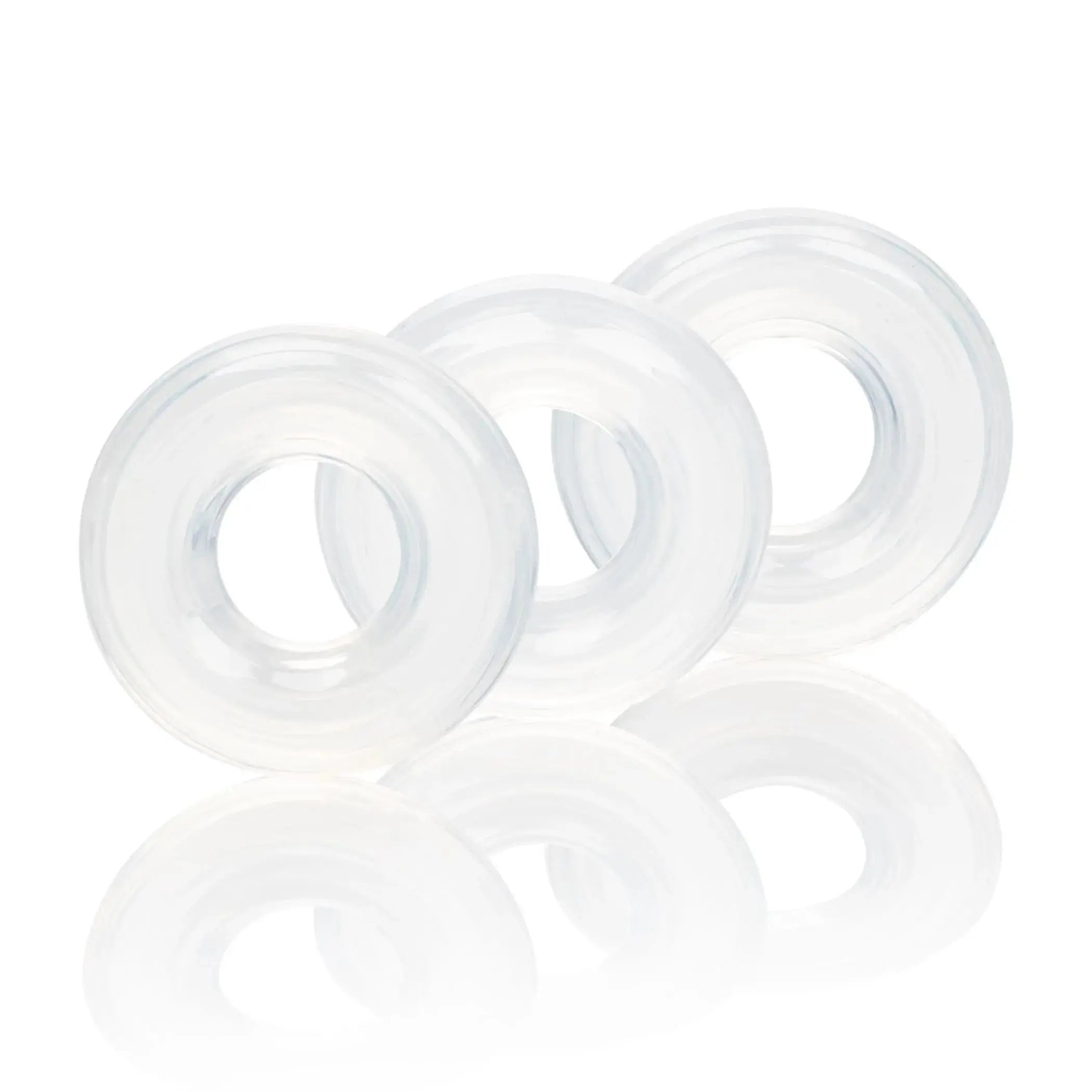 Set of 3 Silicone Stacker Rings California Exotic Novelties