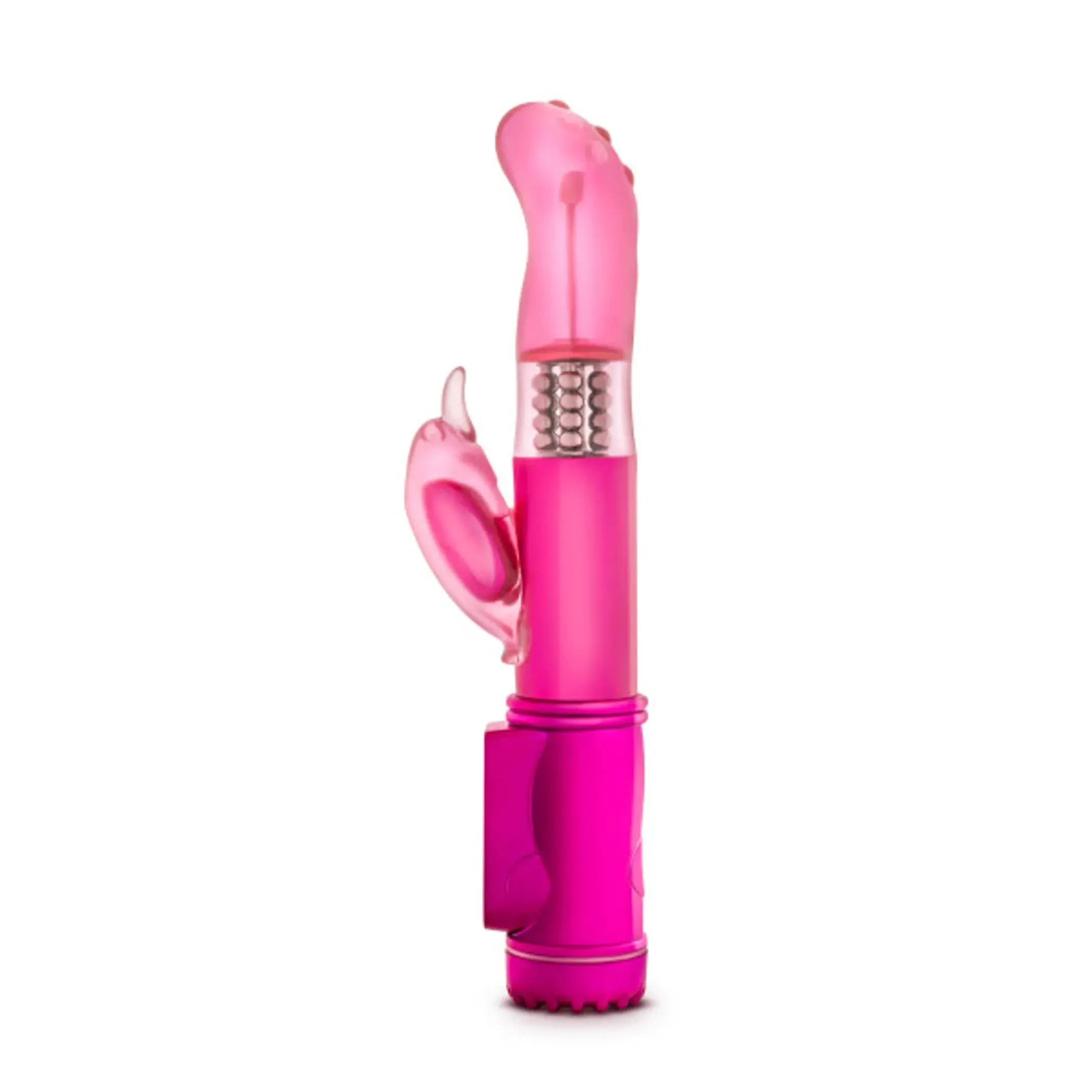 Sexy Things Dancing Dolphin Rabbit Vibrator in Fuchsia Blush Novelties