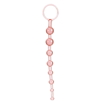 SHANES WORLD ANAL 101 INTRO BEADS PINK California Exotic Novelties