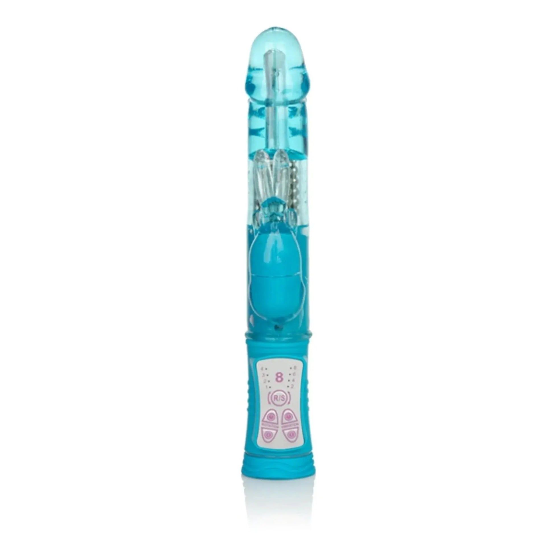 Shane's World Jack Rabbit Vibrator Blue California Exotic Novelties