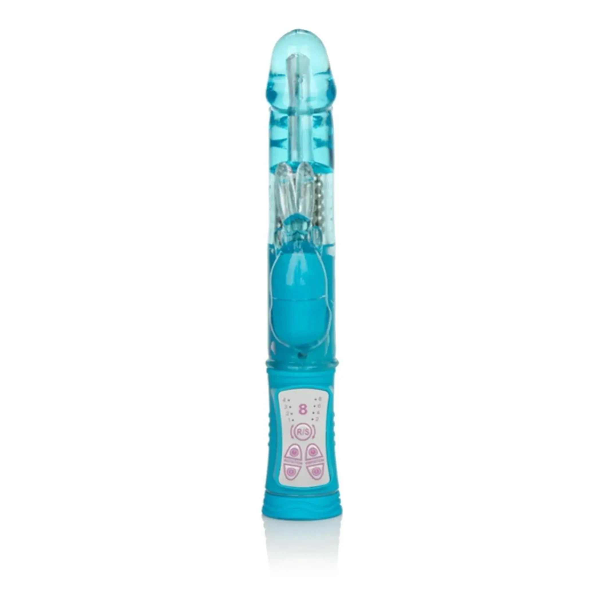 Shane's World Jack Rabbit Vibrator Blue California Exotic Novelties