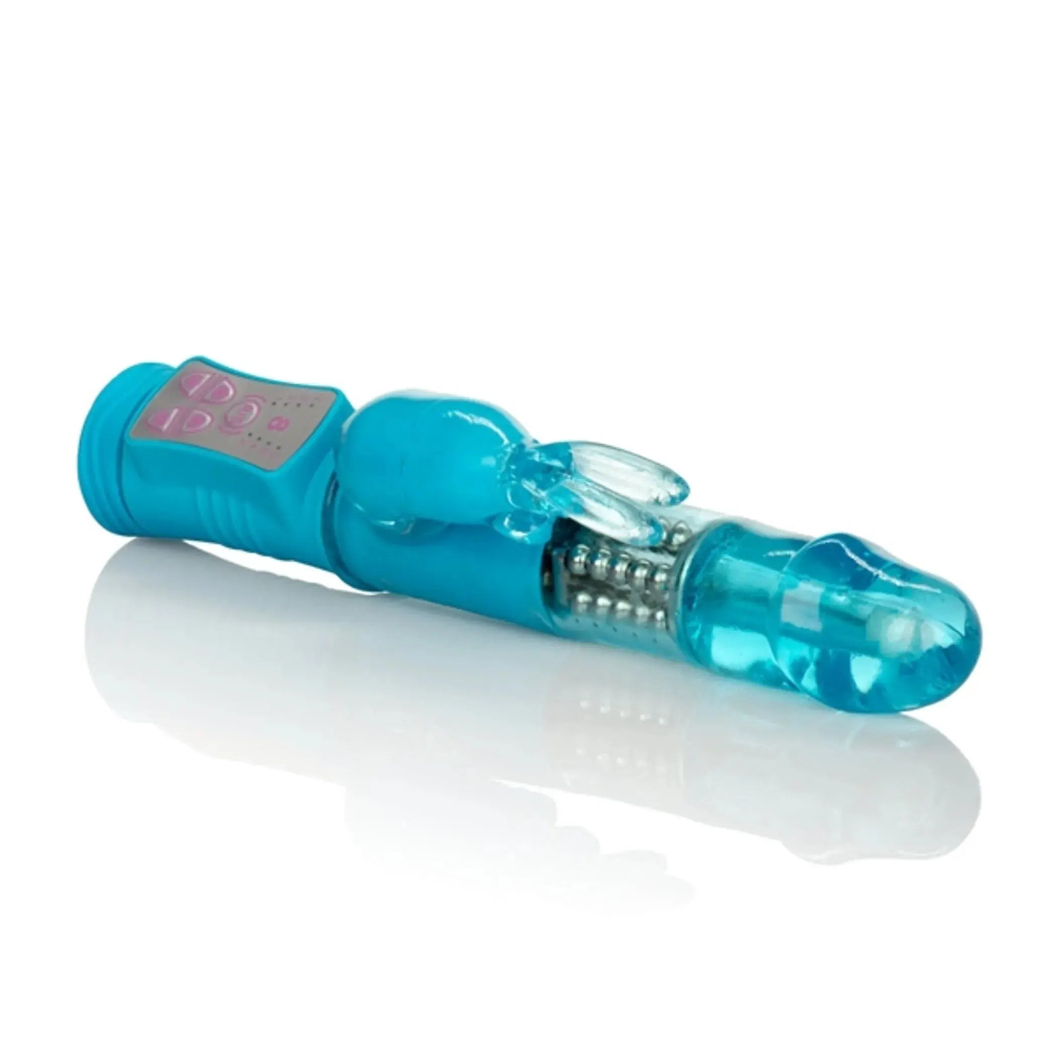 Shane's World Jack Rabbit Vibrator Blue California Exotic Novelties