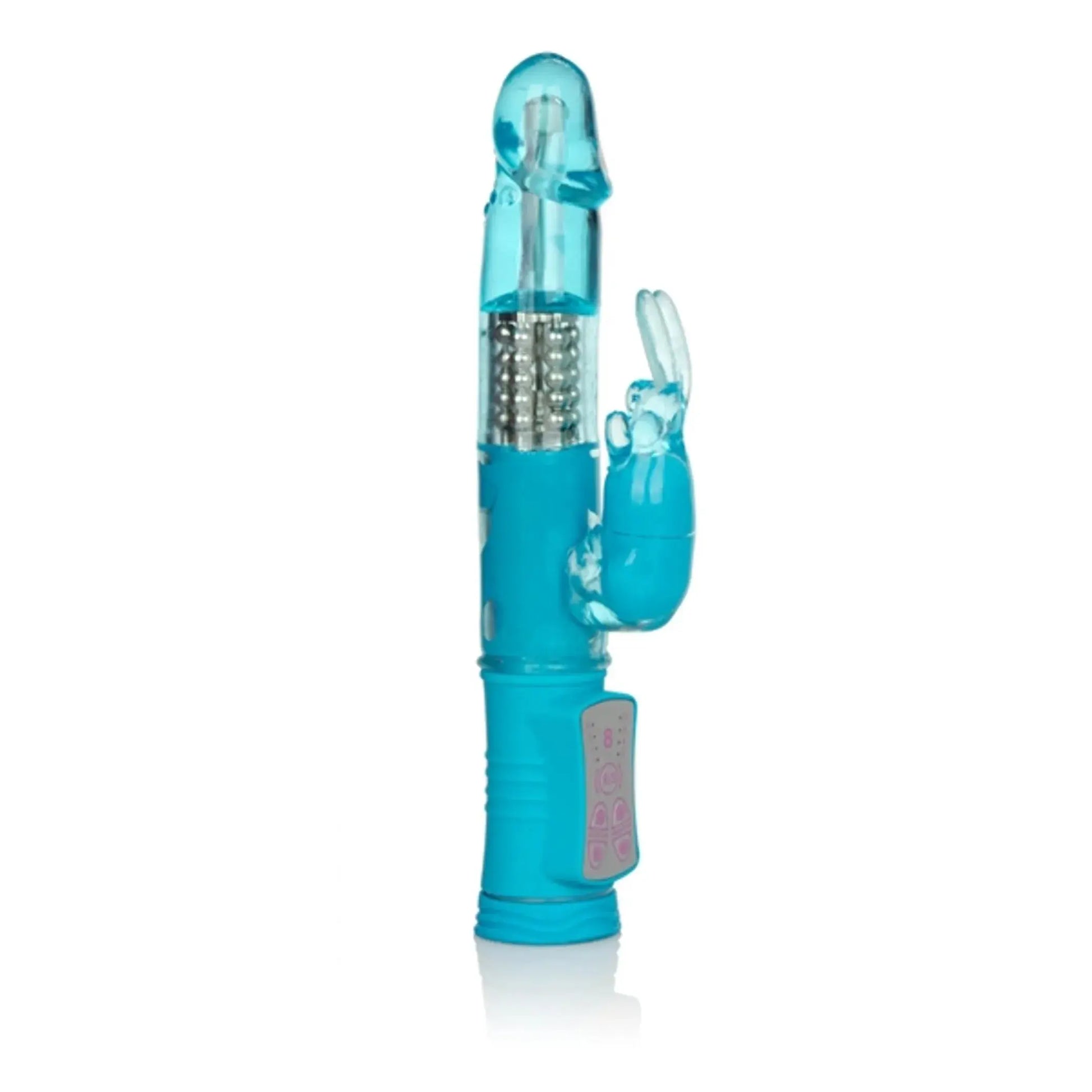 Shane's World Jack Rabbit Vibrator Blue California Exotic Novelties