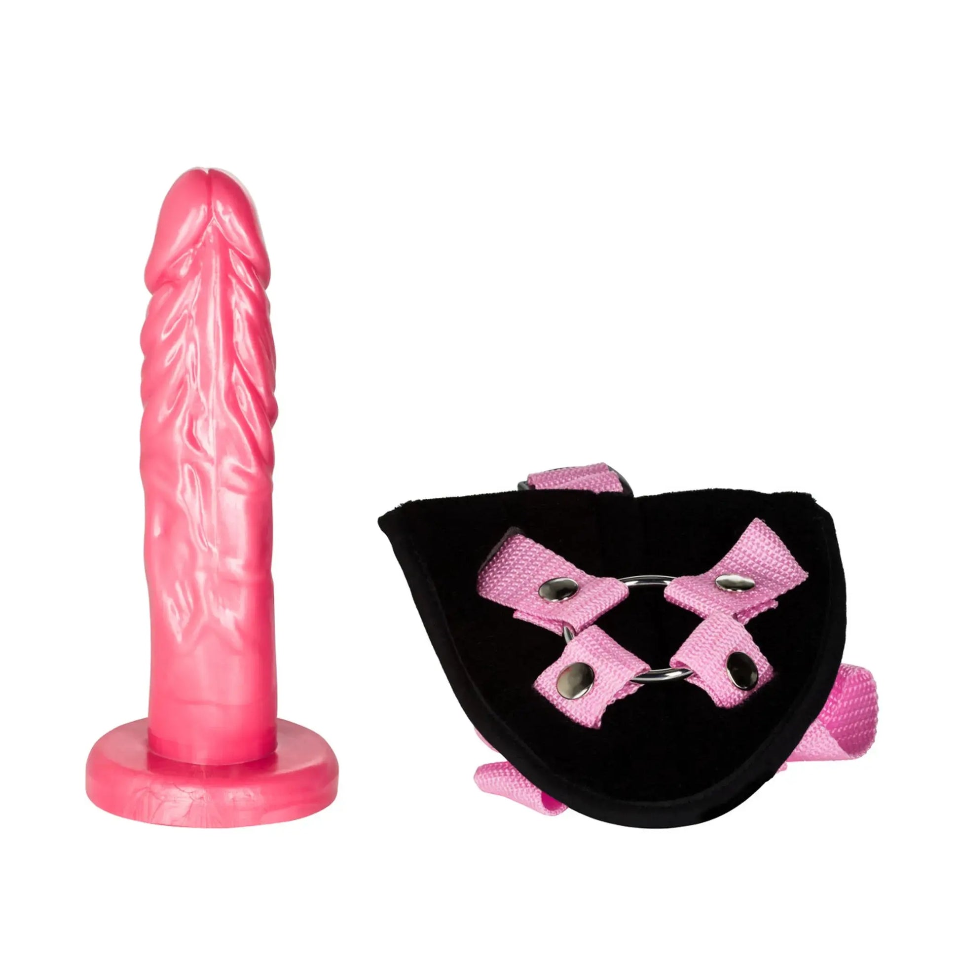 Shane's World Pink Harness with Stud California Exotic Novelties