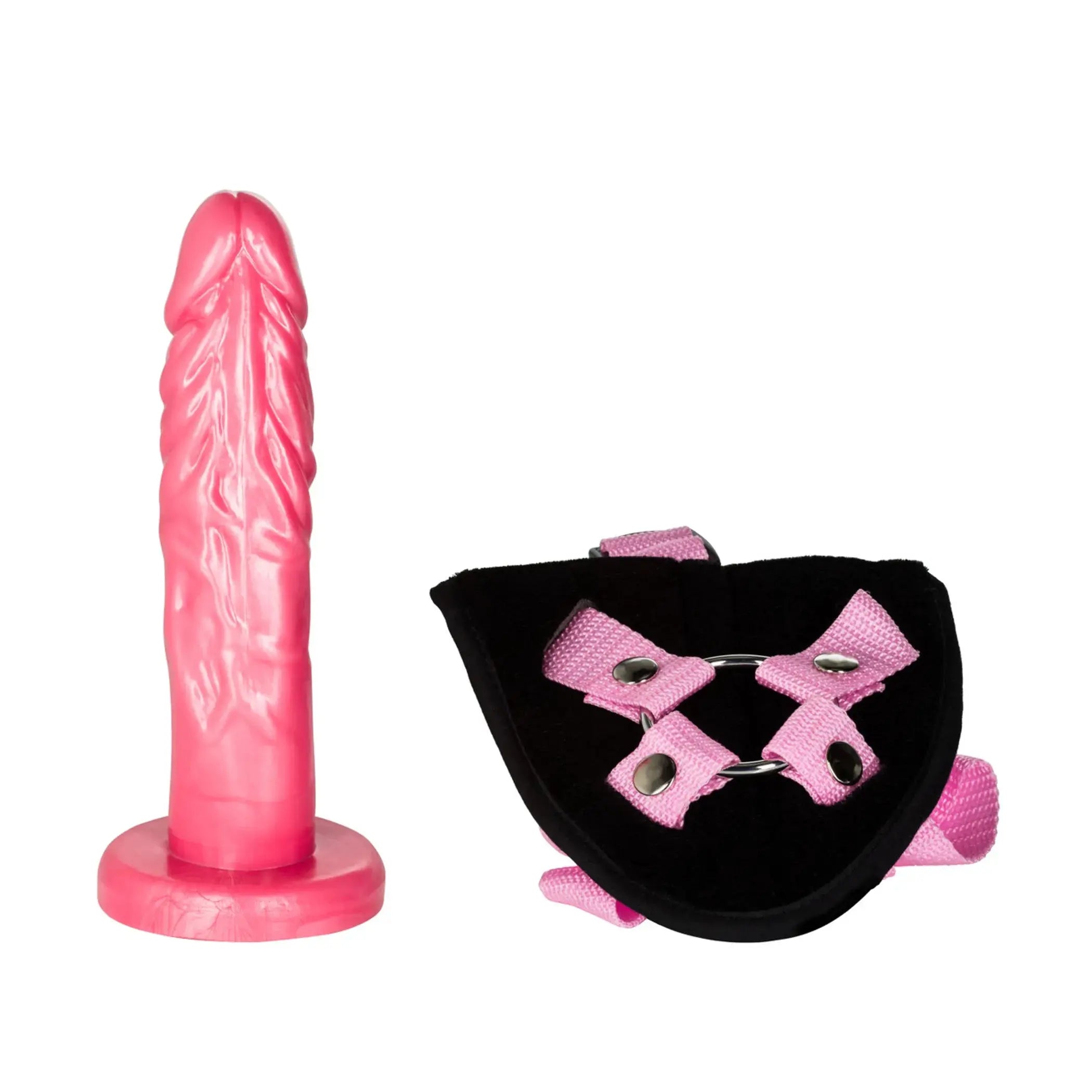 Shane's World Pink Harness with Stud California Exotic Novelties