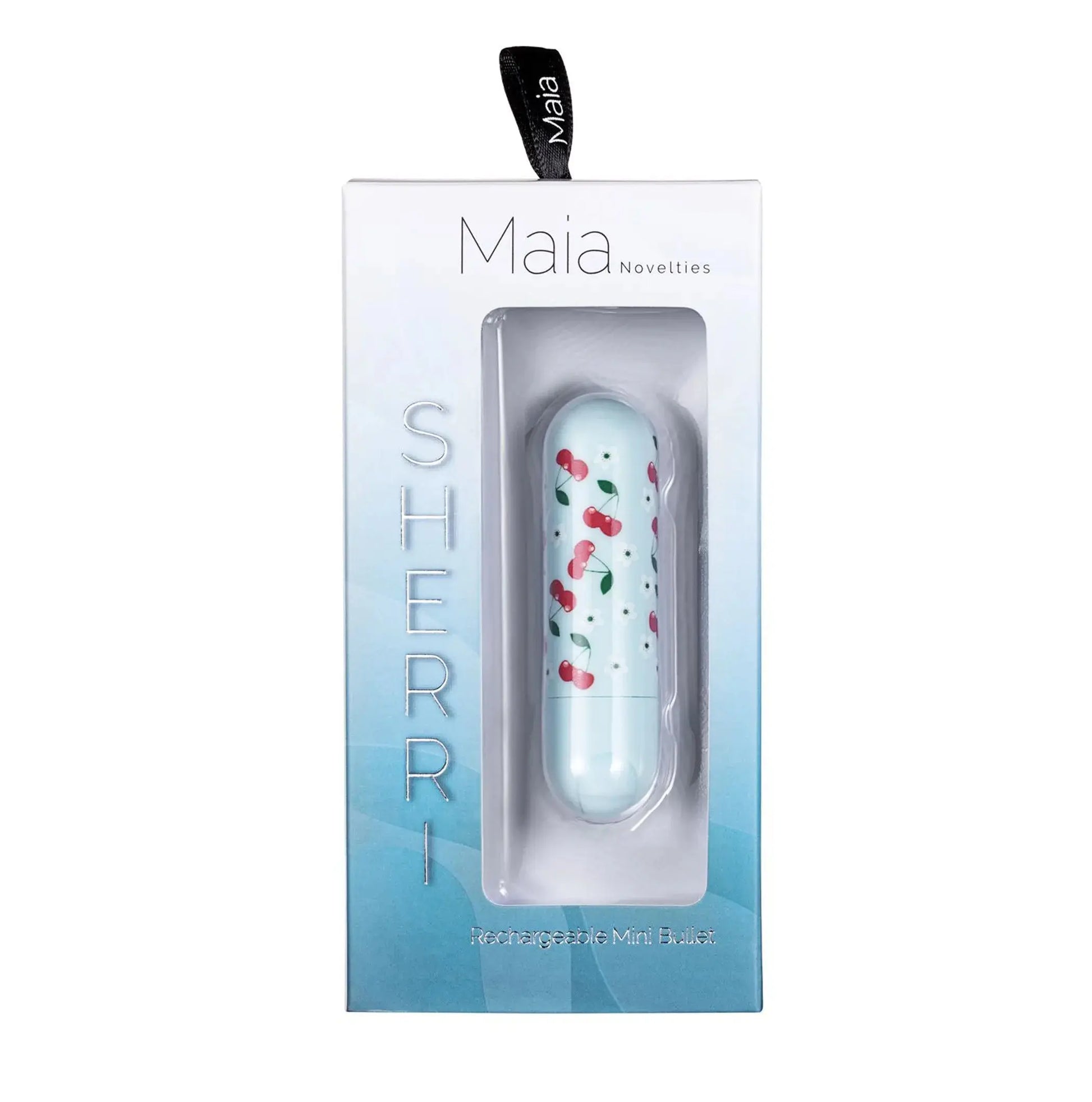 Sherri Mini Bullet Vibrator With Cherry Pattern Maia Toys