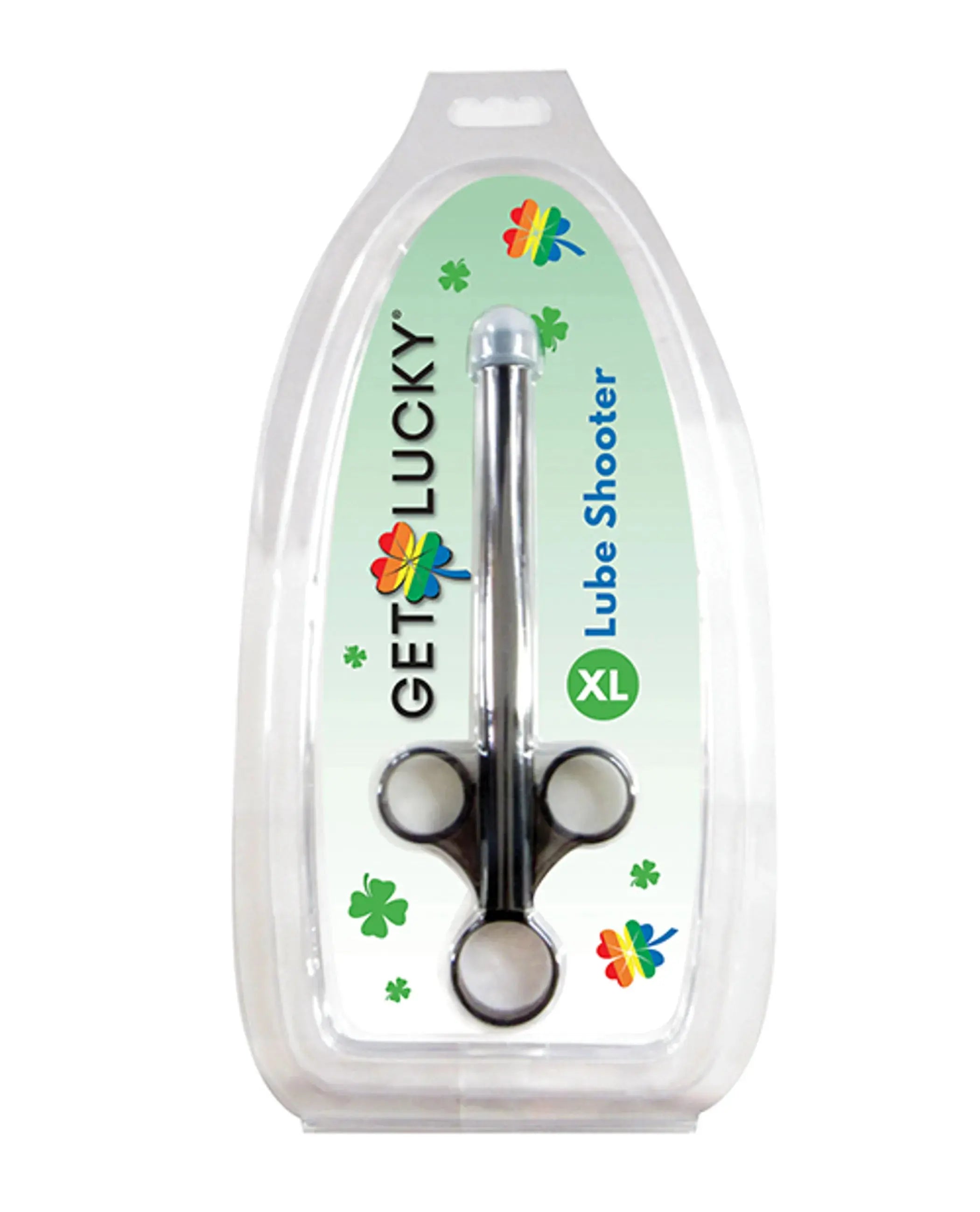 Shibari Get Lucky Lube Shooter XL Black Thank Me Now