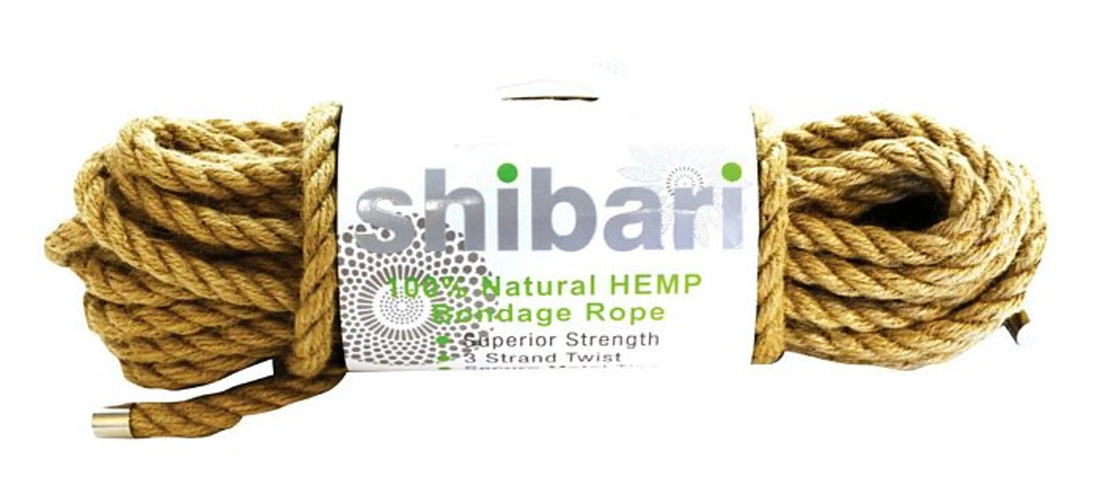 Shibari Natural Hemp Bondage Rope 10 Meters Thank Me Now